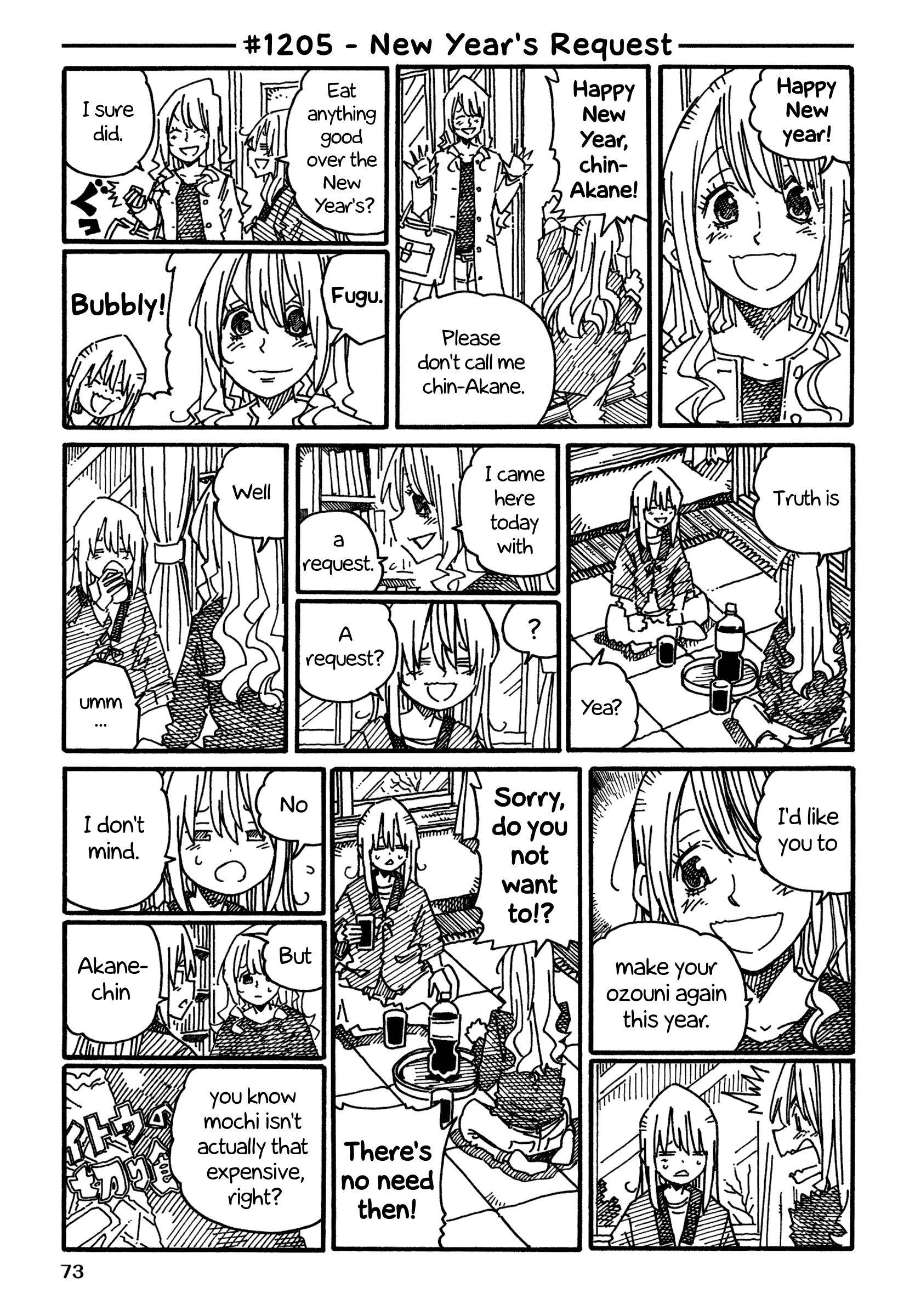 Hatarakanai Futari - Vol.19 Chapter 1205: New Year's Request