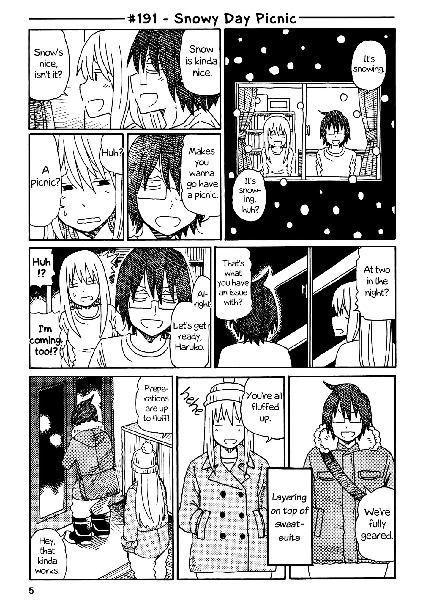 Hatarakanai Futari - Chapter 191: Snowy Day Picnic