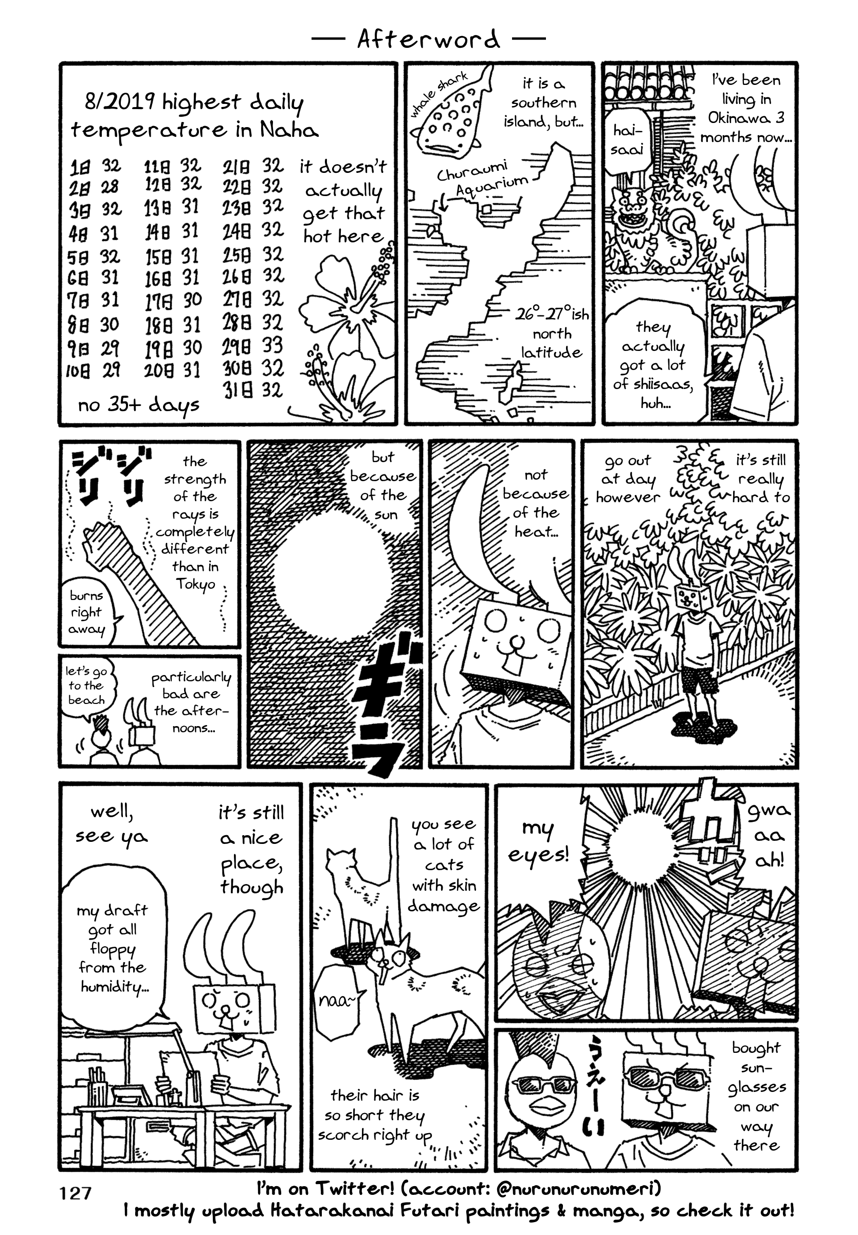 Hatarakanai Futari - Vol.18 Chapter 1155.3: Afterword