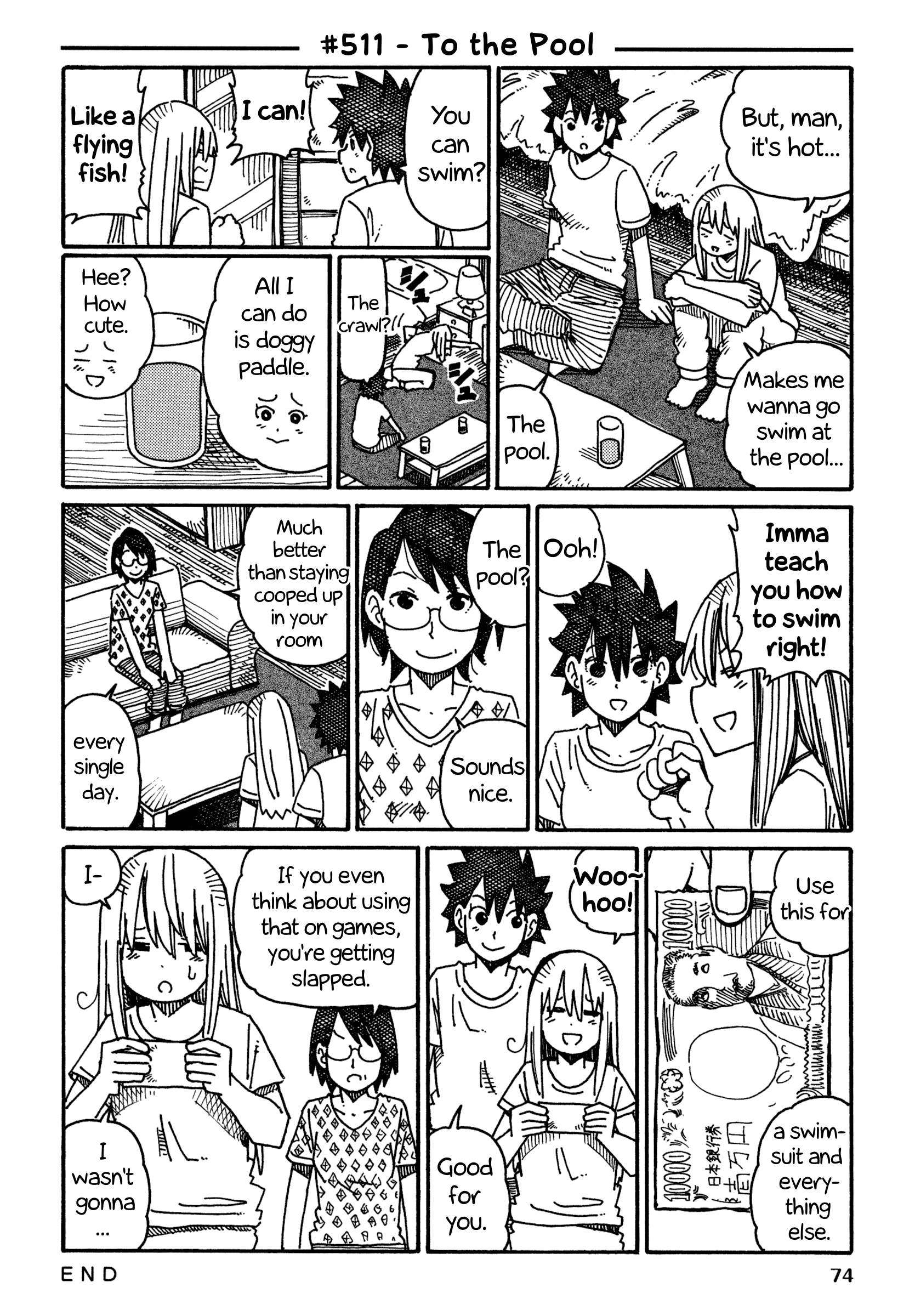 Hatarakanai Futari - Vol.9 Chapter 511: To The Pool