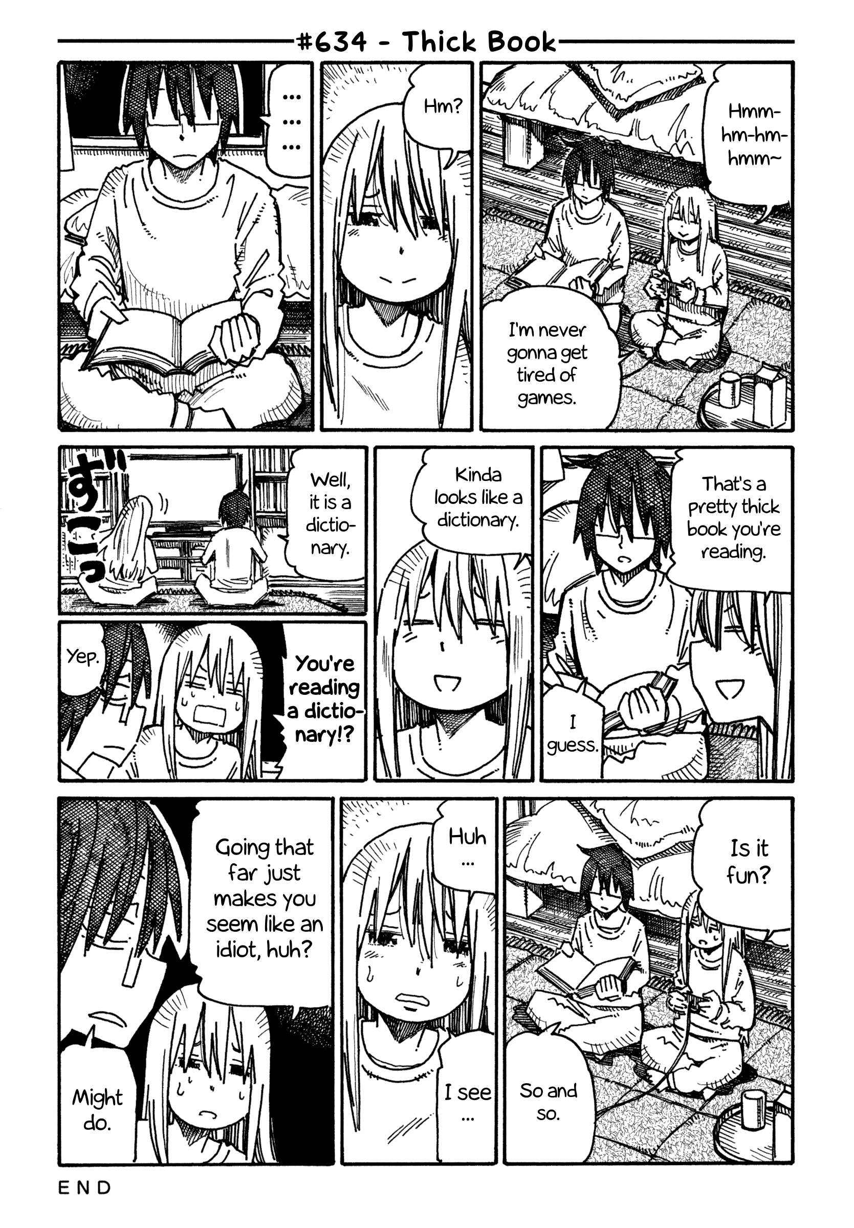 Hatarakanai Futari - Vol.11 Chapter 634: Thick Book