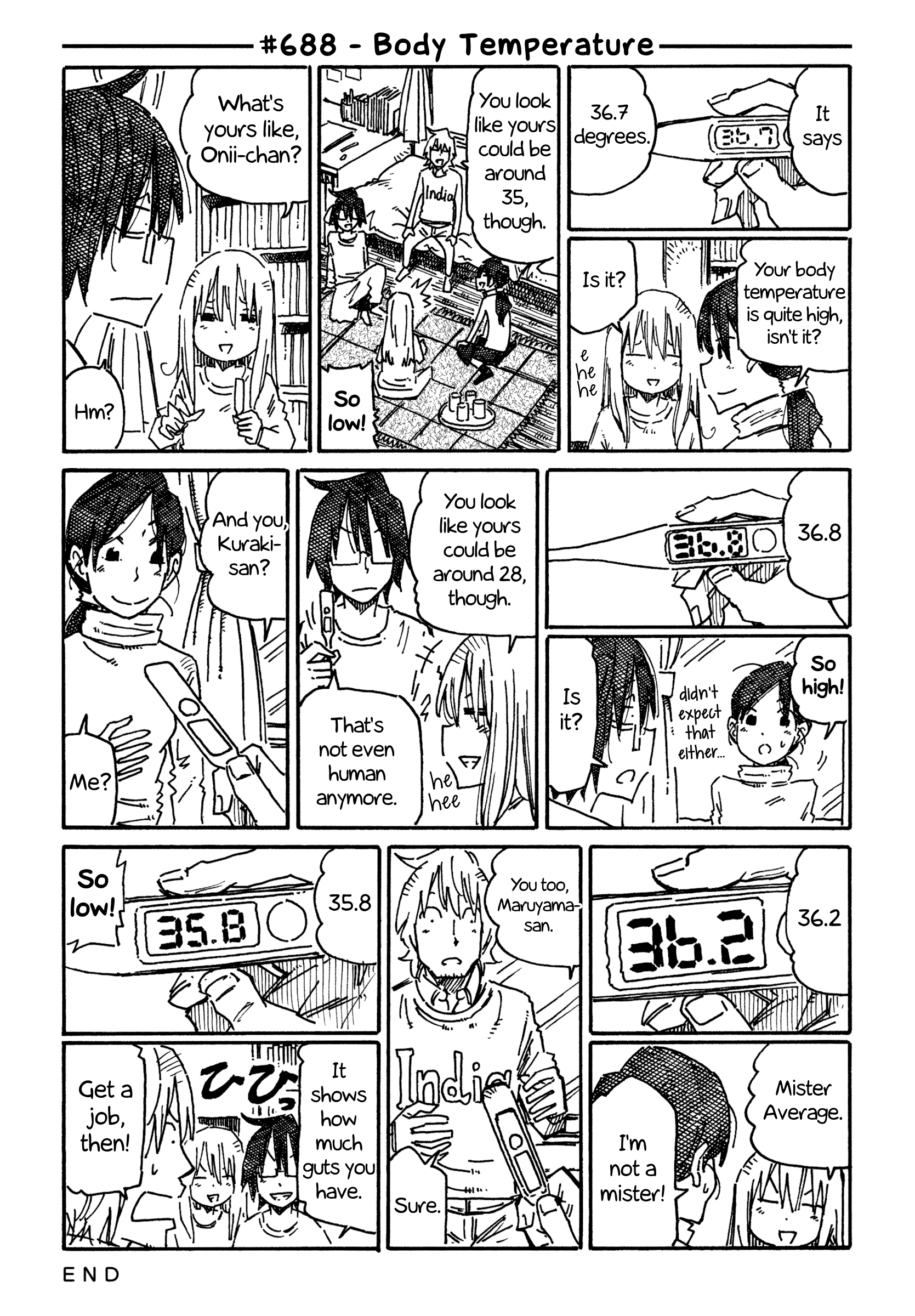 Hatarakanai Futari - Vol.11 Chapter 688: Body Temperature