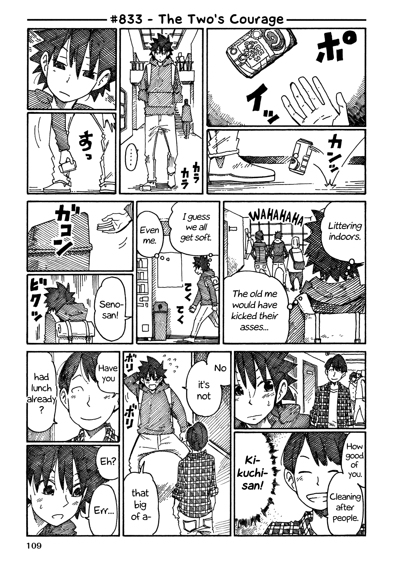 Hatarakanai Futari - Vol.13 Chapter 833: The Two's Courage