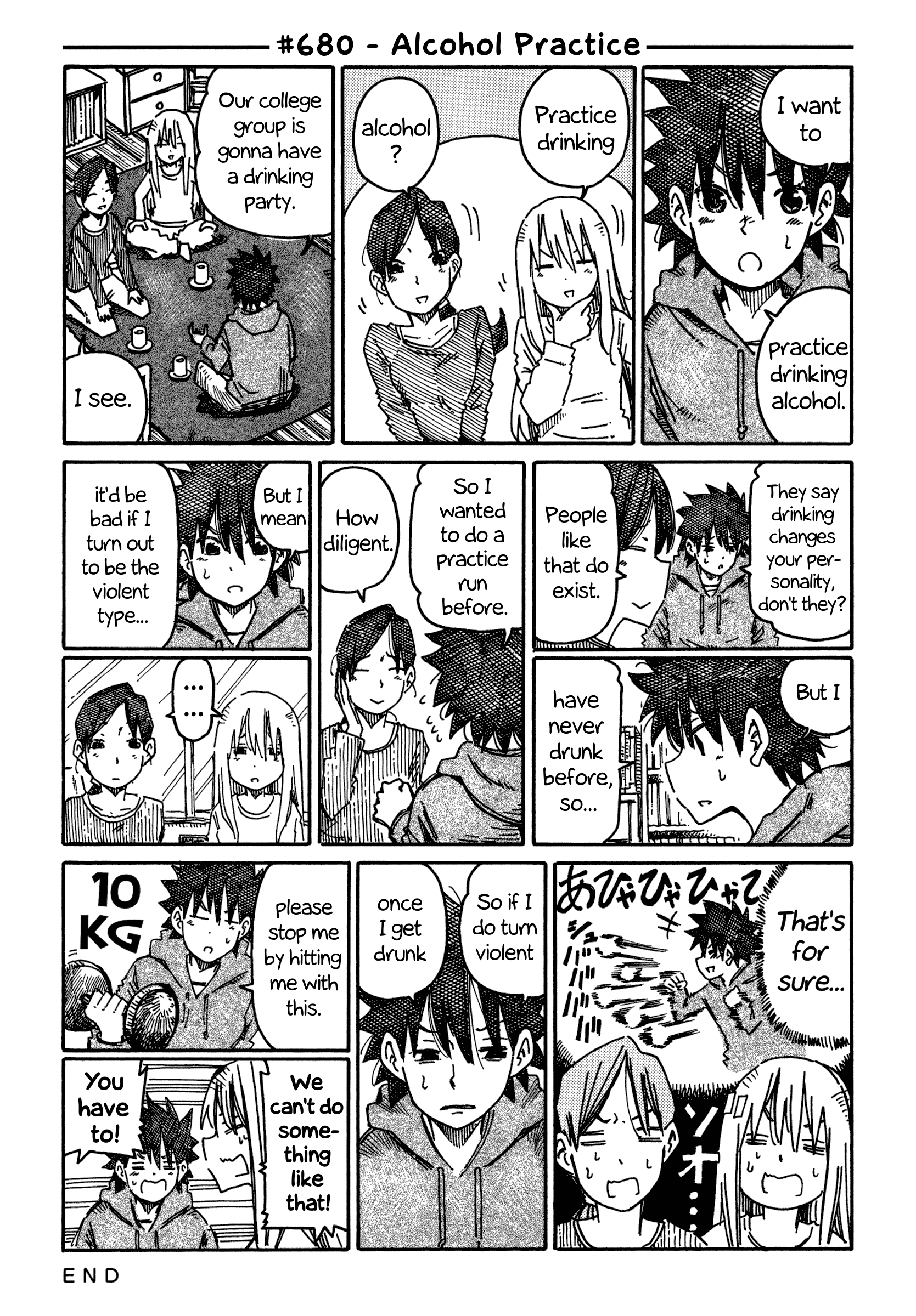 Hatarakanai Futari - Vol.11 Chapter 680: Alocohol Practice