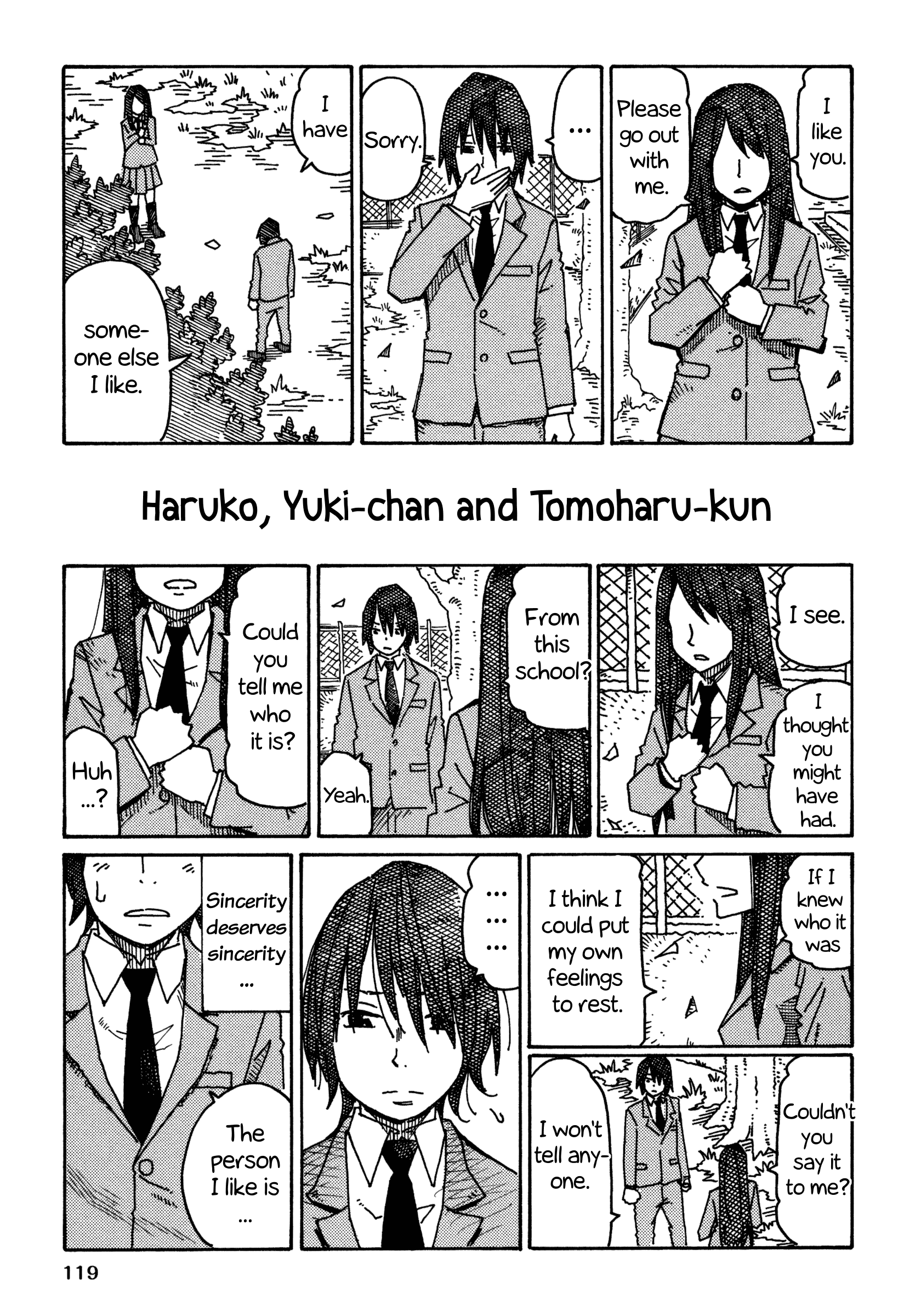 Hatarakanai Futari - Vol.9 Chapter 542.2: Haruko, Yuki-Chan And Tomoharu-Kun