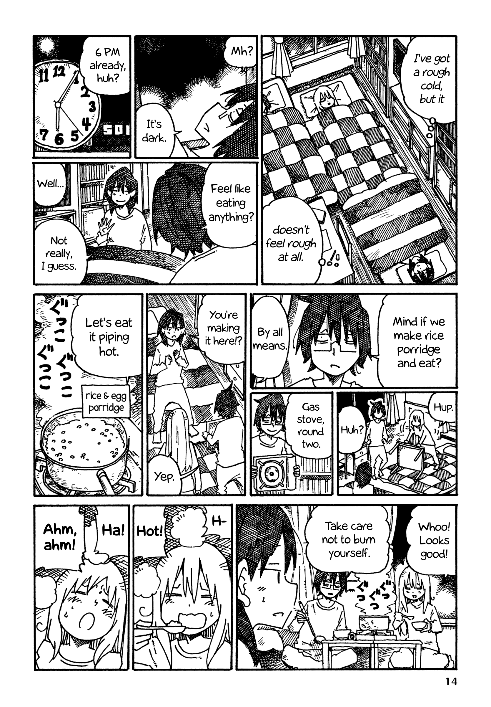 Hatarakanai Futari - Vol.14 Chapter 838: Flu Sleepover