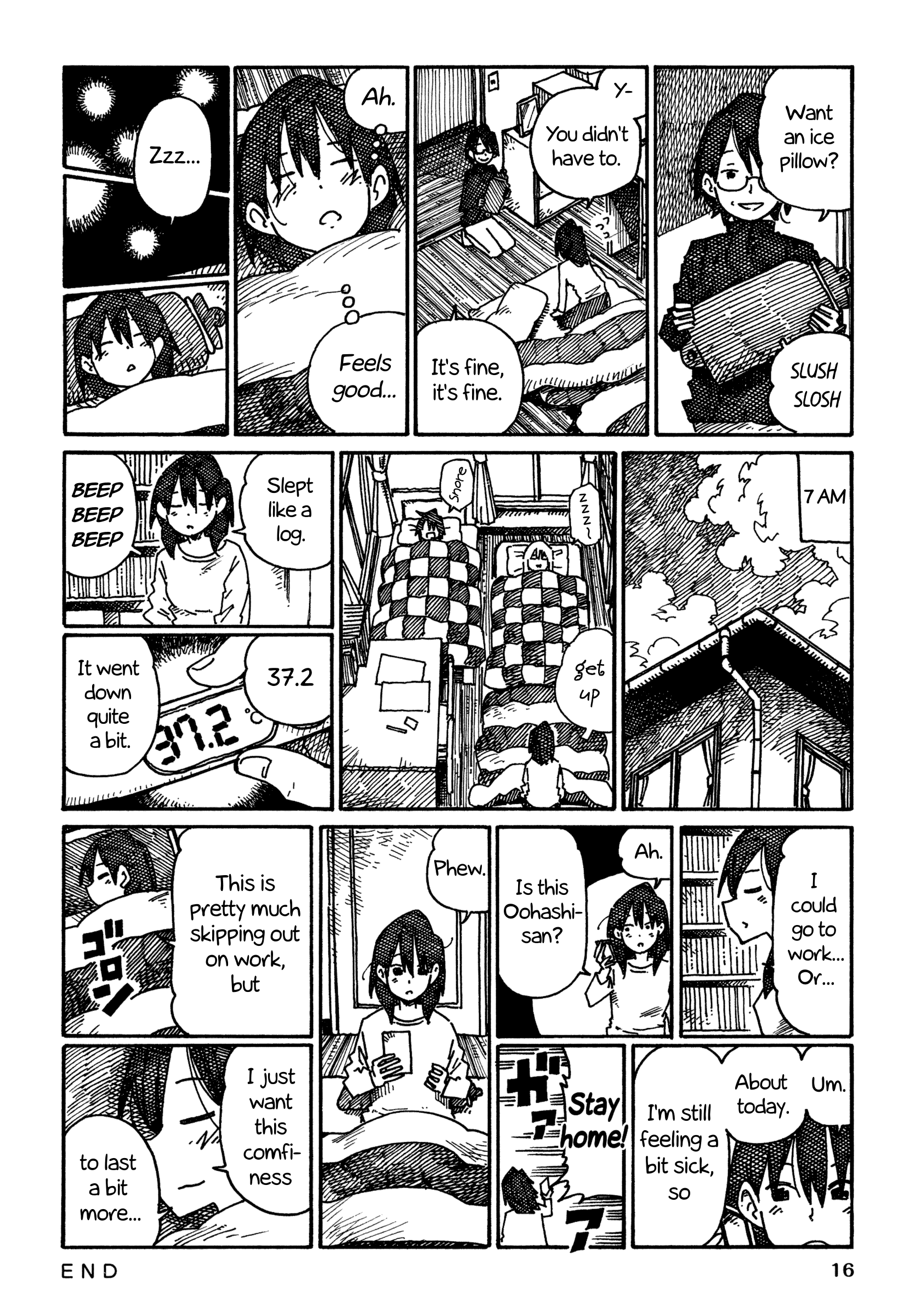 Hatarakanai Futari - Vol.14 Chapter 838: Flu Sleepover