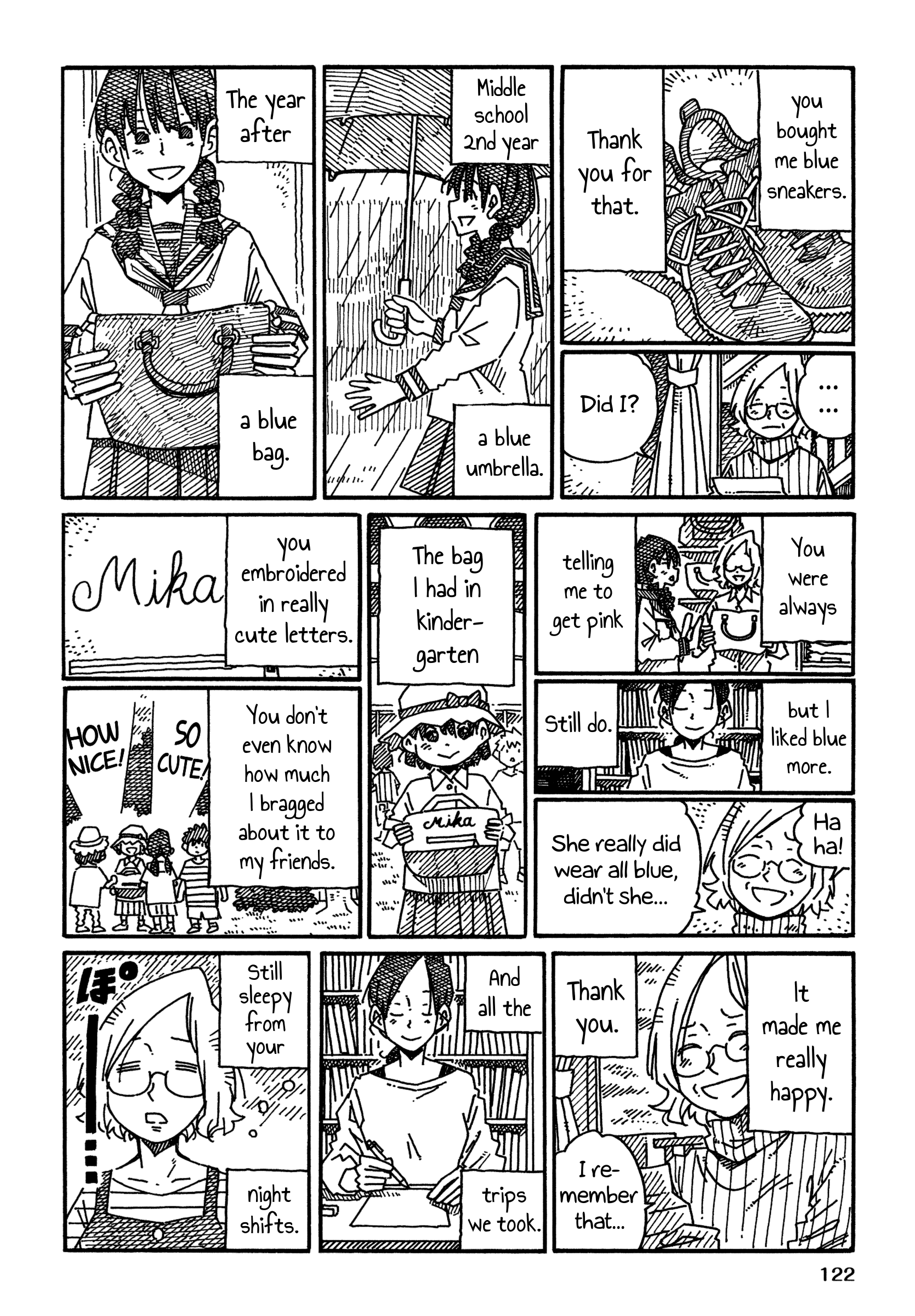 Hatarakanai Futari - Vol.18 Chapter 1155.2: A Letter To Mother