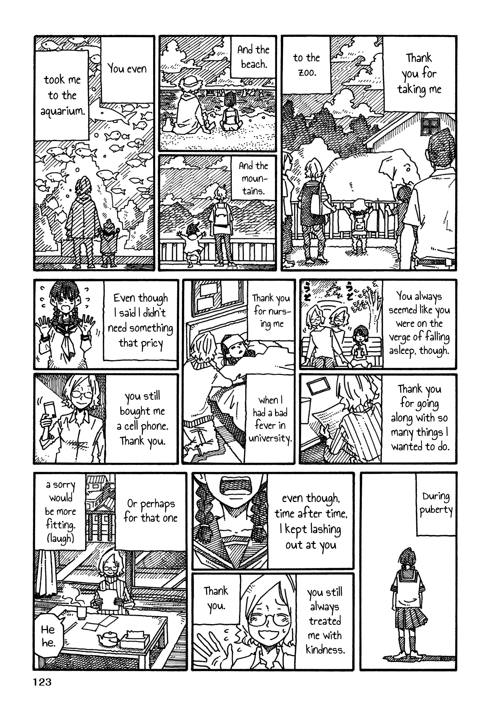 Hatarakanai Futari - Vol.18 Chapter 1155.2: A Letter To Mother