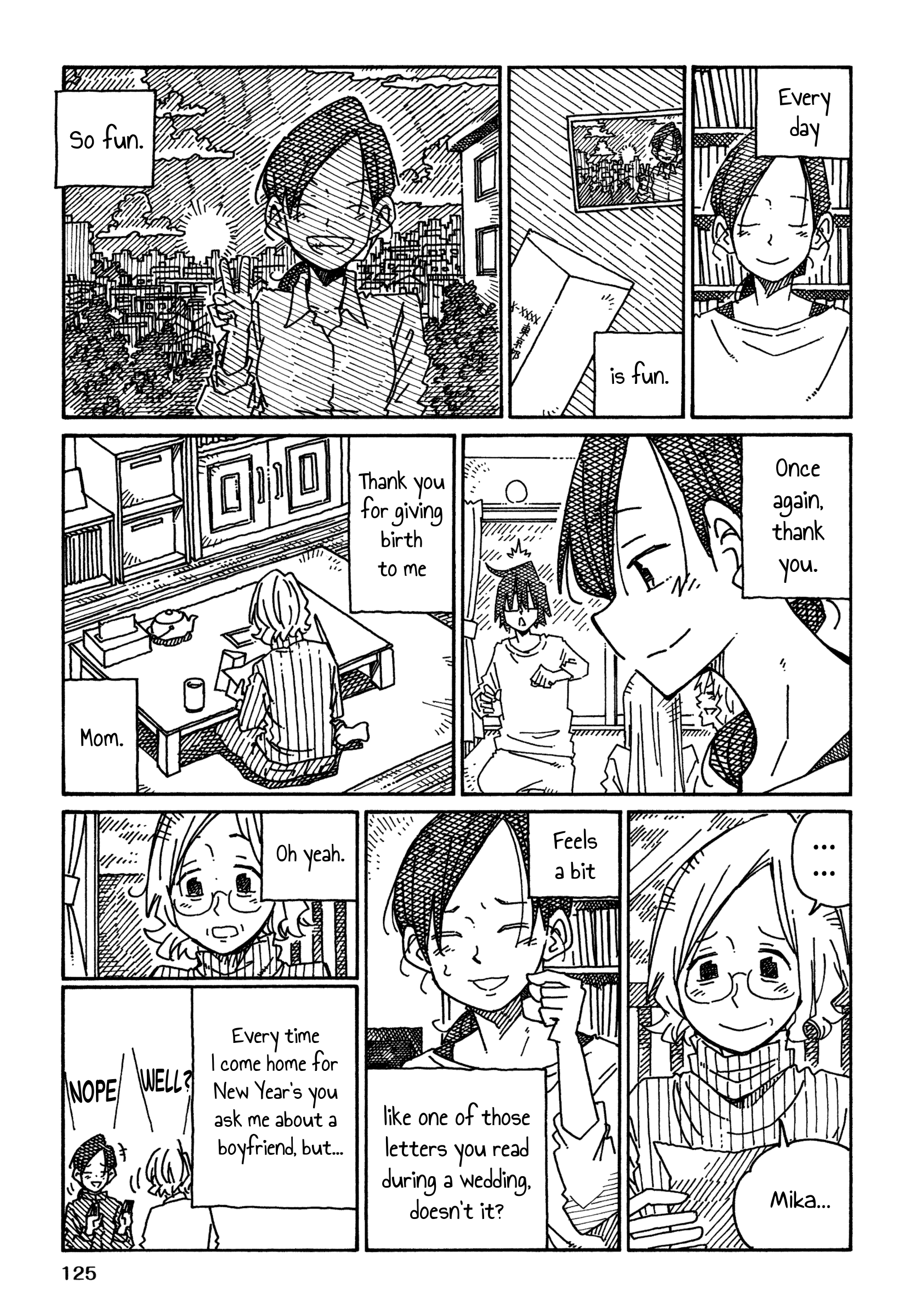 Hatarakanai Futari - Vol.18 Chapter 1155.2: A Letter To Mother