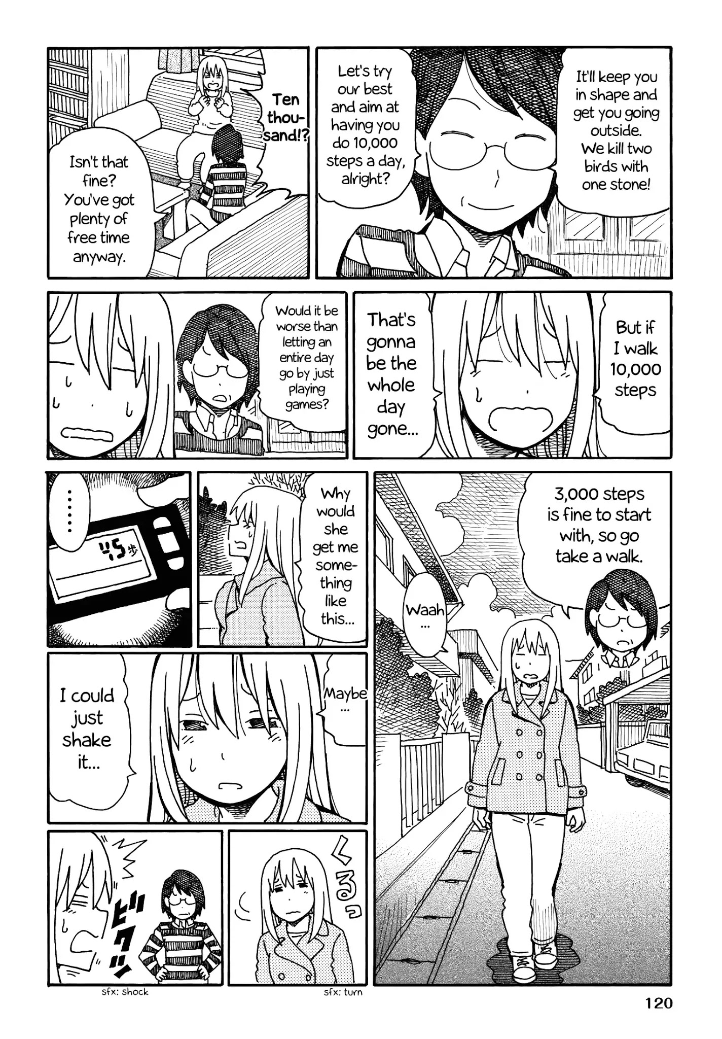 Hatarakanai Futari - Chapter 190.4: Pedometer