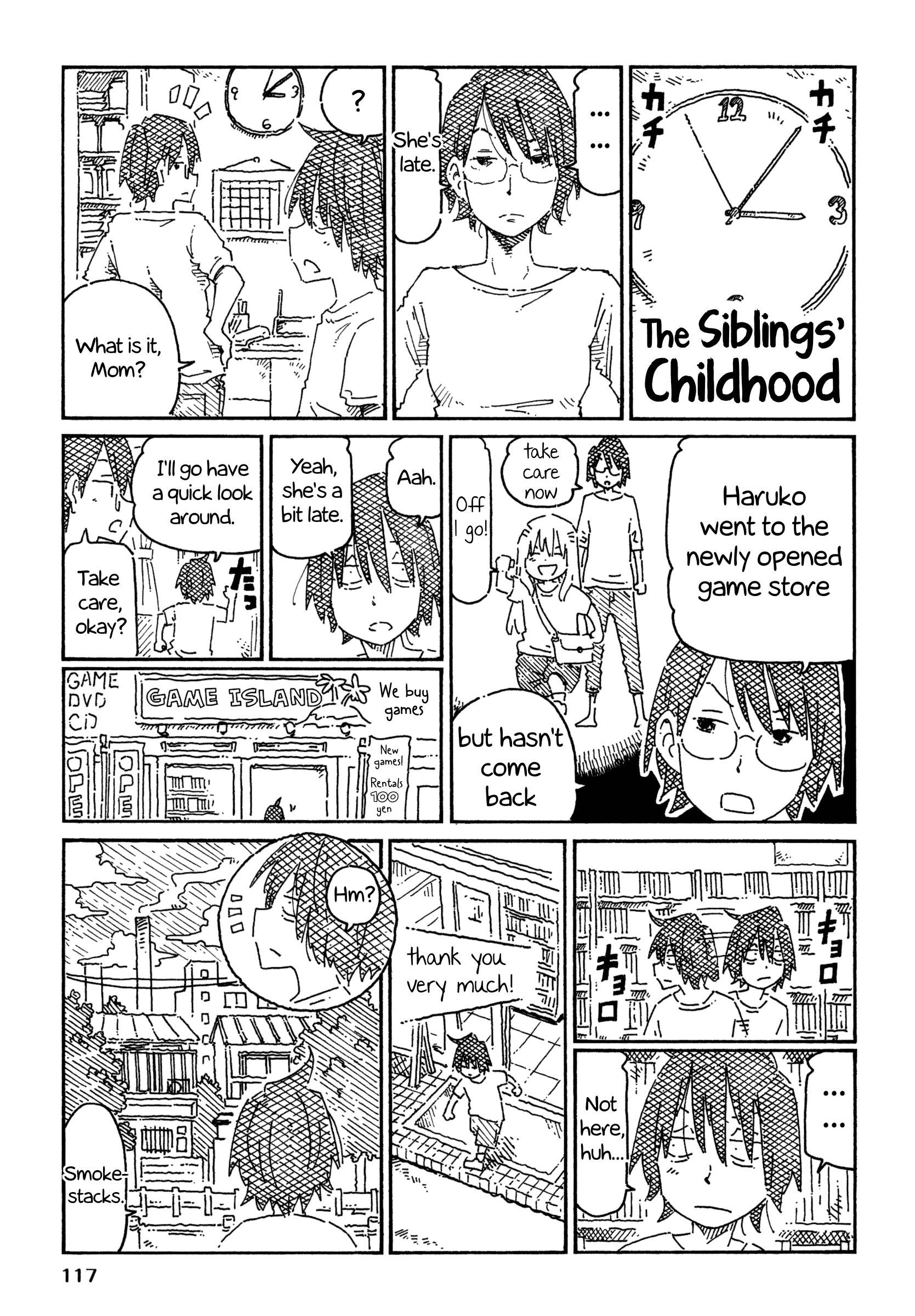 Hatarakanai Futari - Vol.12 Chapter 766.2: The Siblings' Childhood