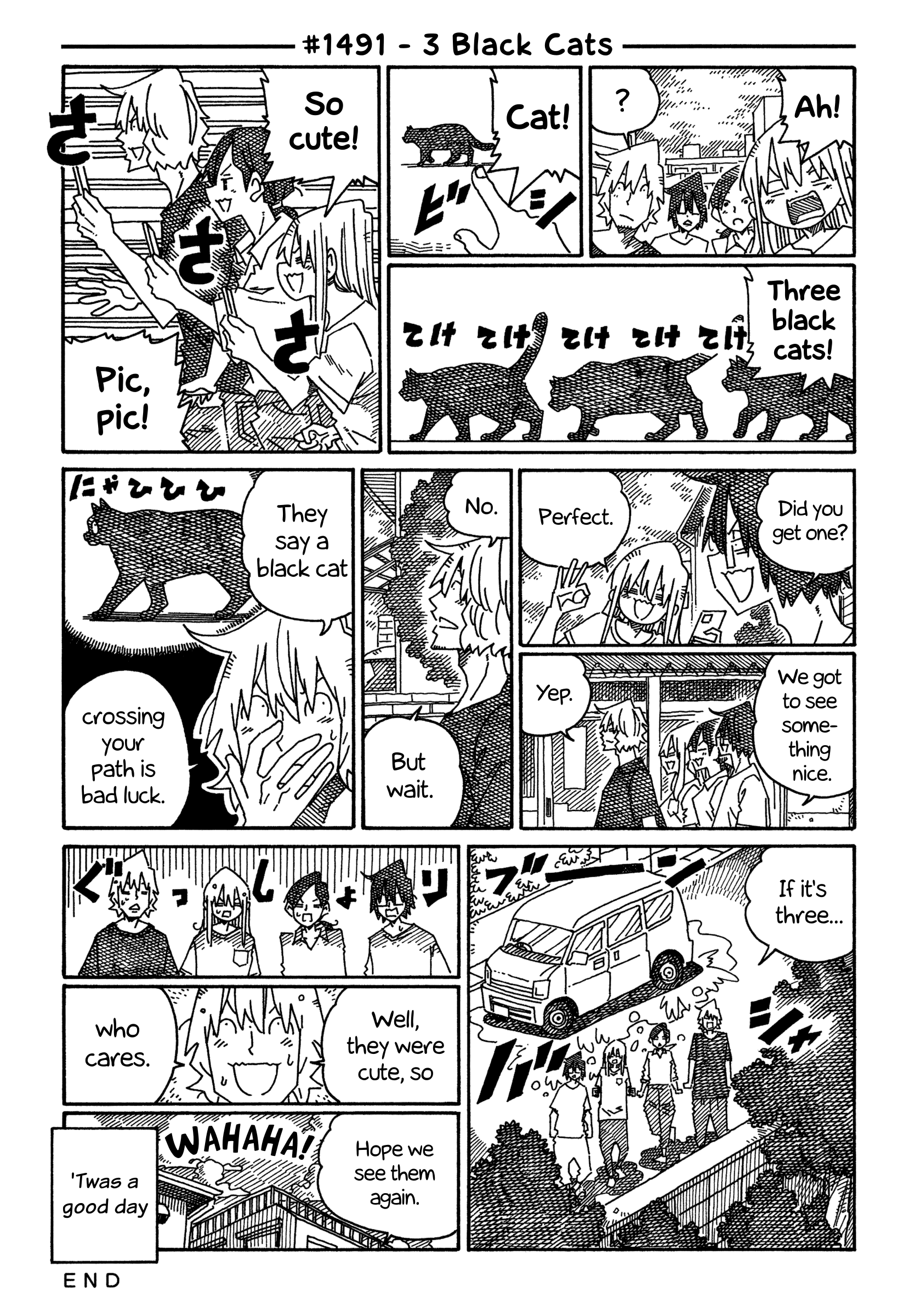 Hatarakanai Futari - Vol.23 Chapter 1491: 3 Black Cats