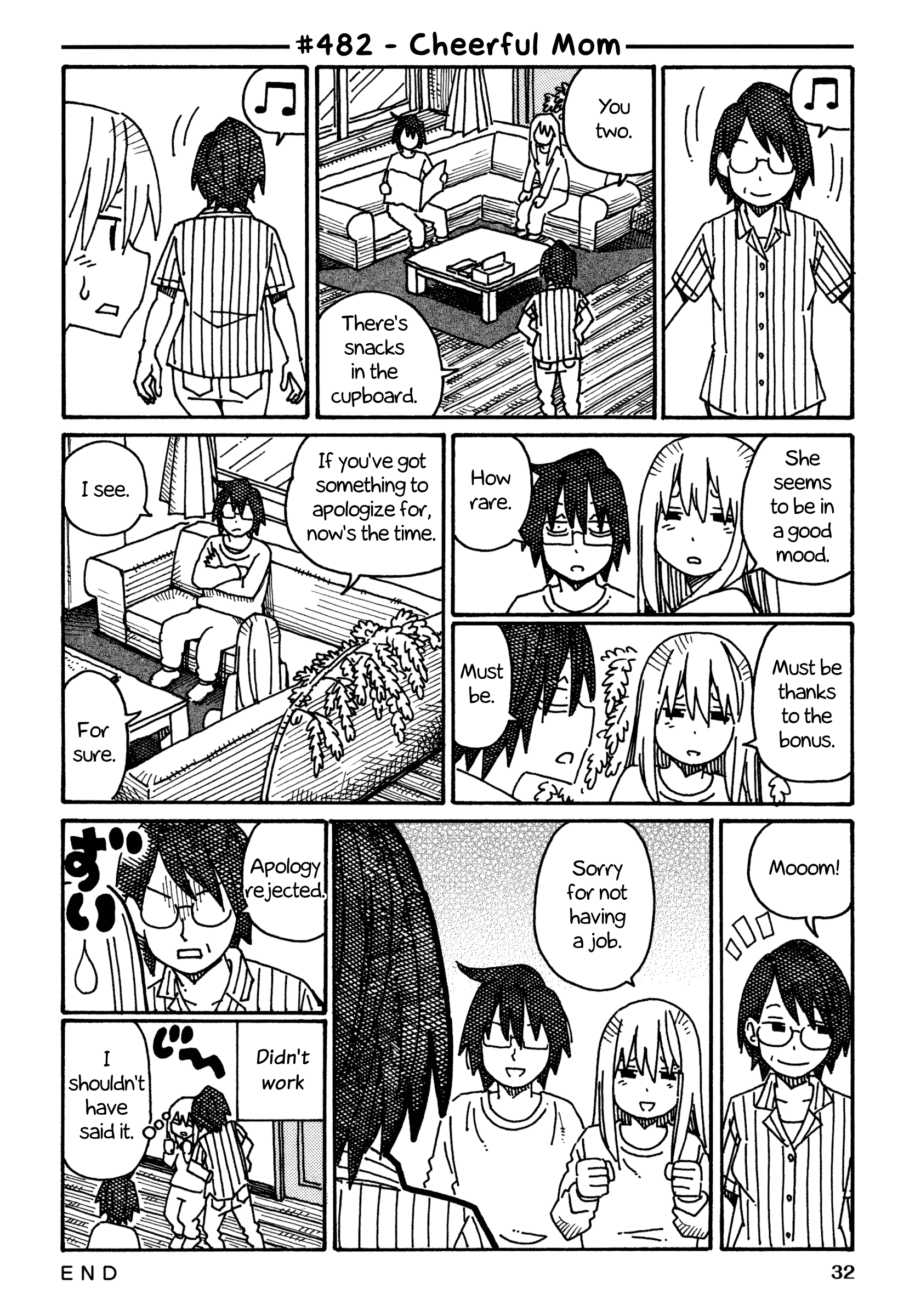 Hatarakanai Futari - Vol.9 Chapter 482: Cheerful Mom