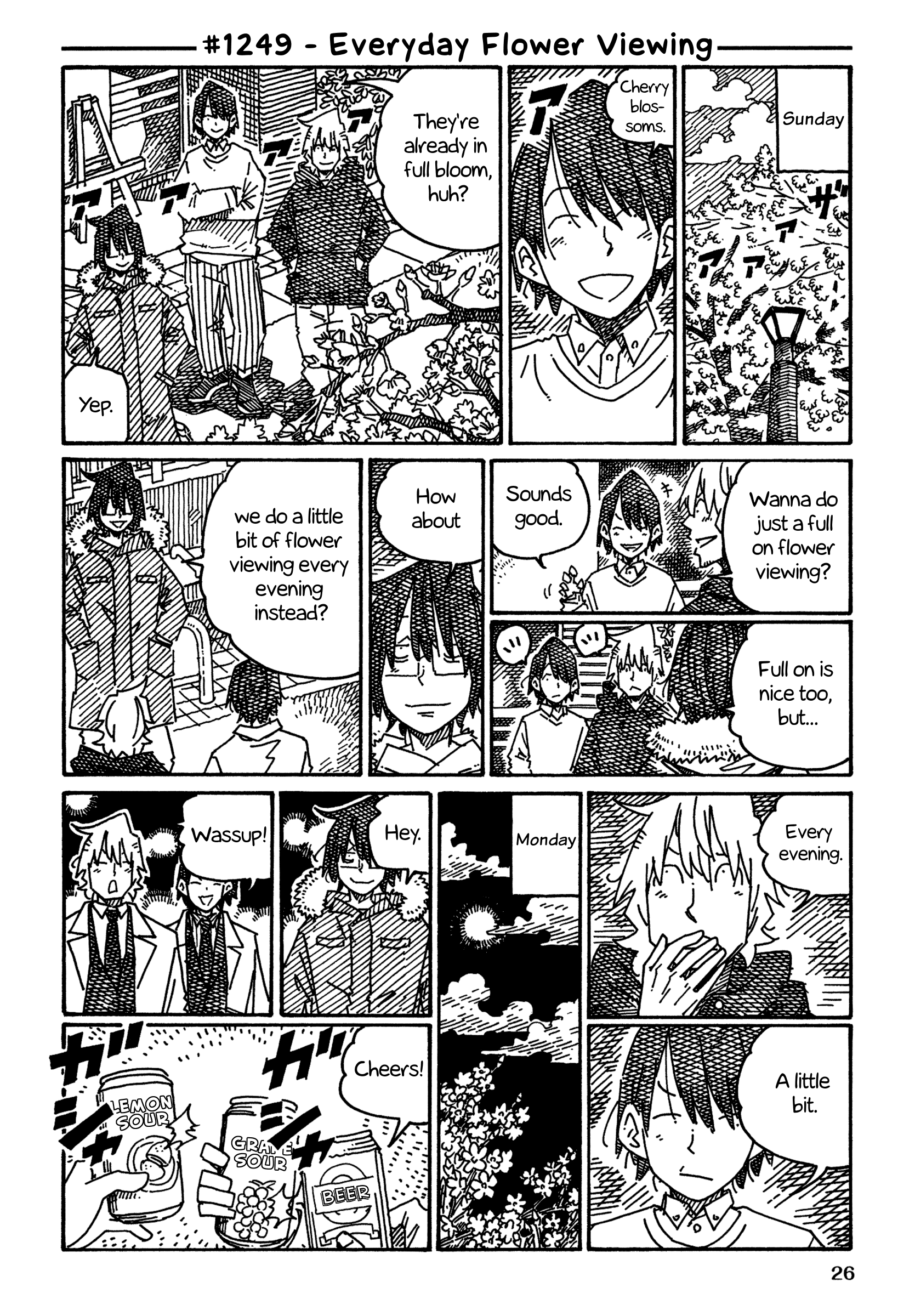 Hatarakanai Futari - Vol.20 Chapter 1249: Everyday Flower Viewing