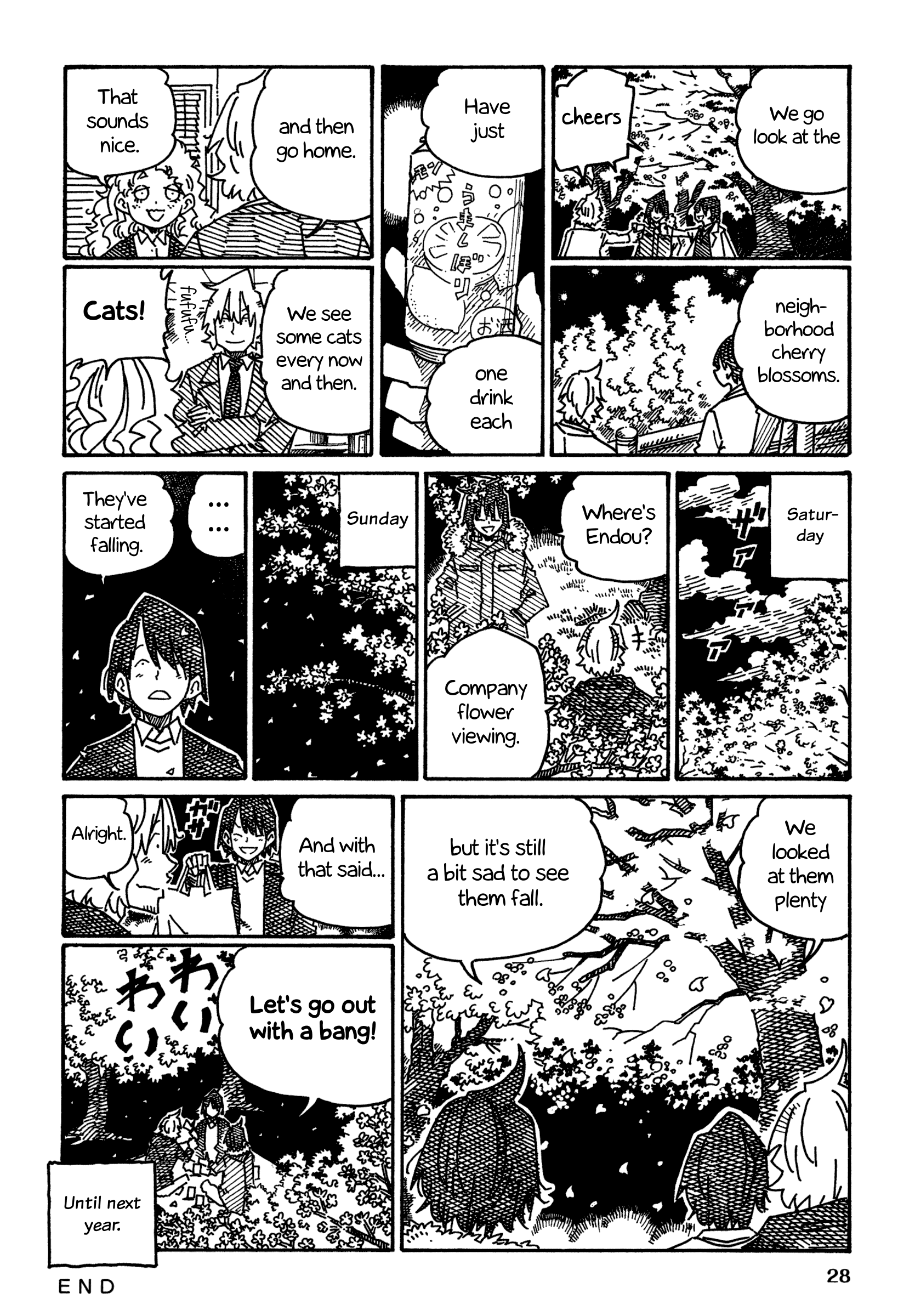 Hatarakanai Futari - Vol.20 Chapter 1249: Everyday Flower Viewing