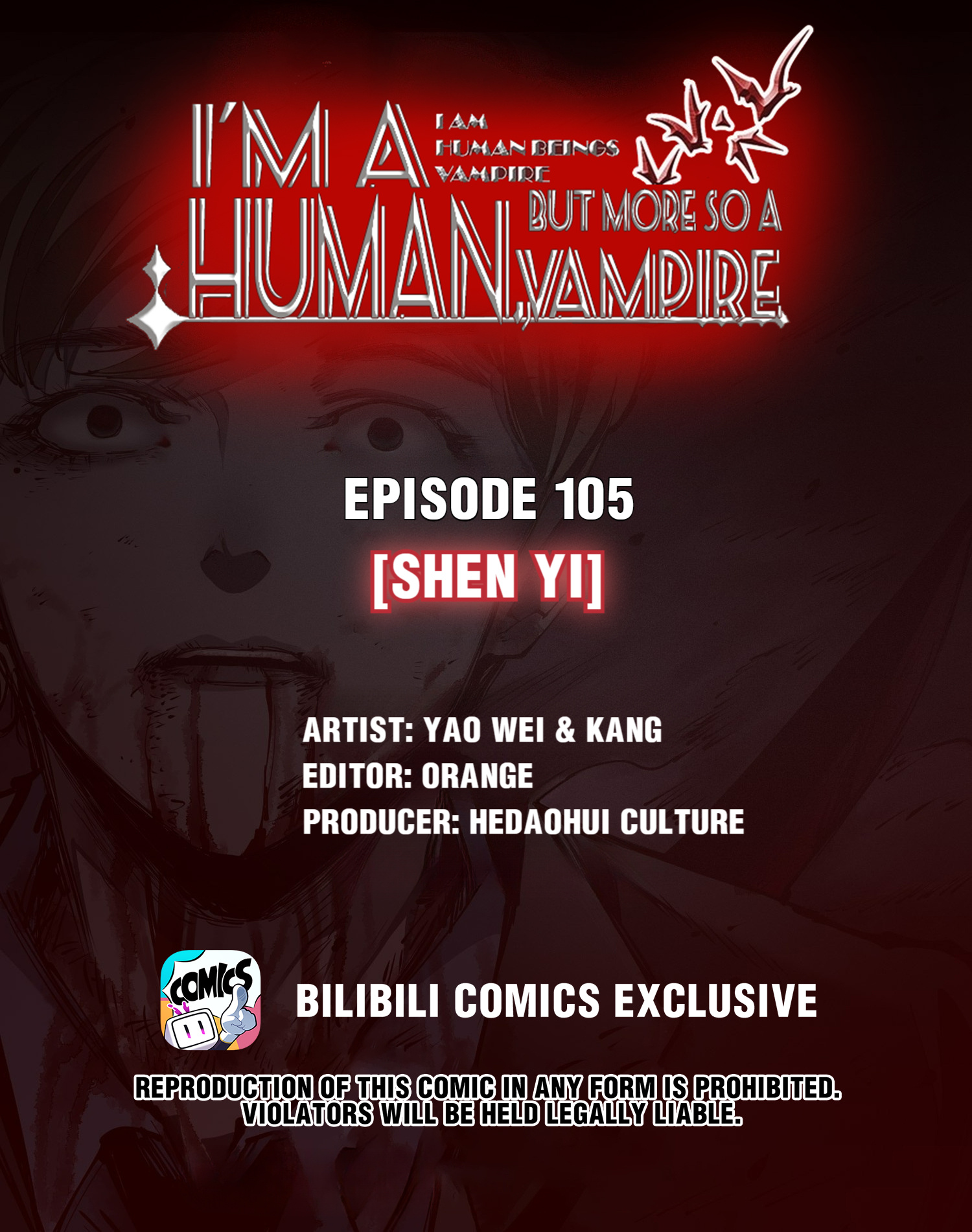 I’m A Human, But More So A Vampire - Chapter 109: Shen Yi