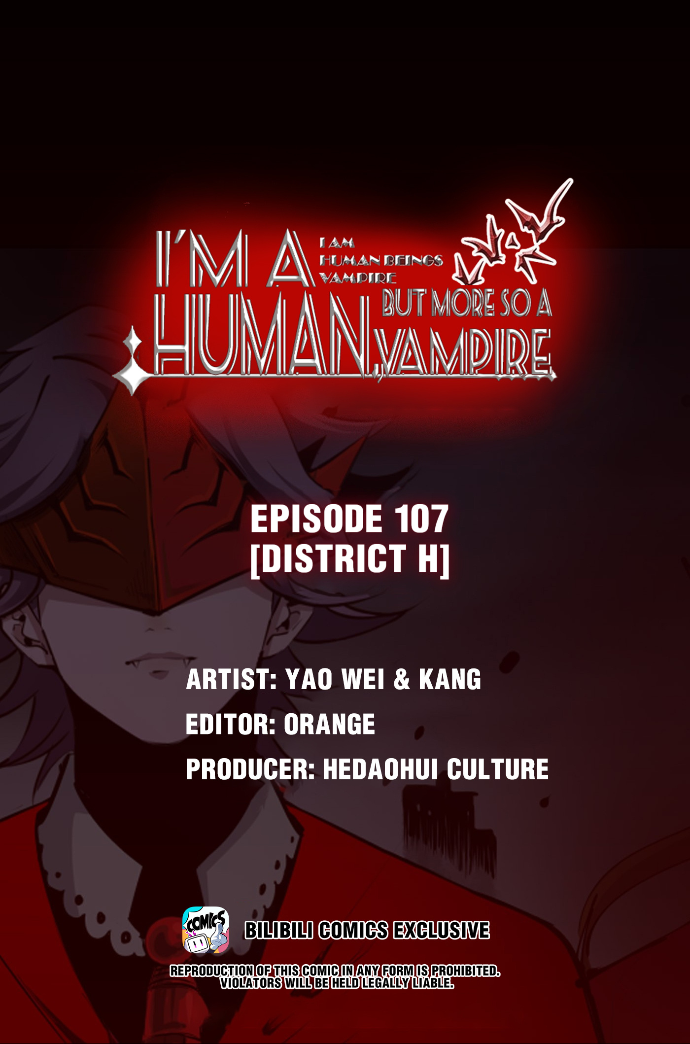 I’m A Human, But More So A Vampire - Chapter 112: District H