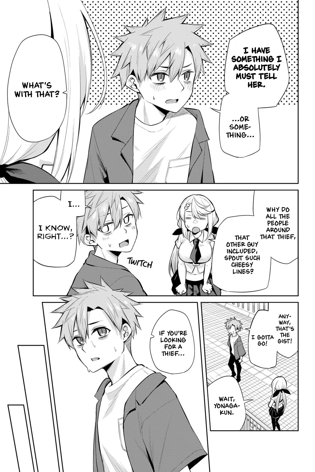 Dorobou-Chan - Vol.4 Chapter 39: Yonaga-Kun And The Words He Wants To Say.