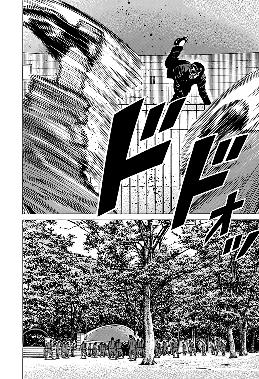 Rokudenashi Blues - Chapter 287: Kick The Wall