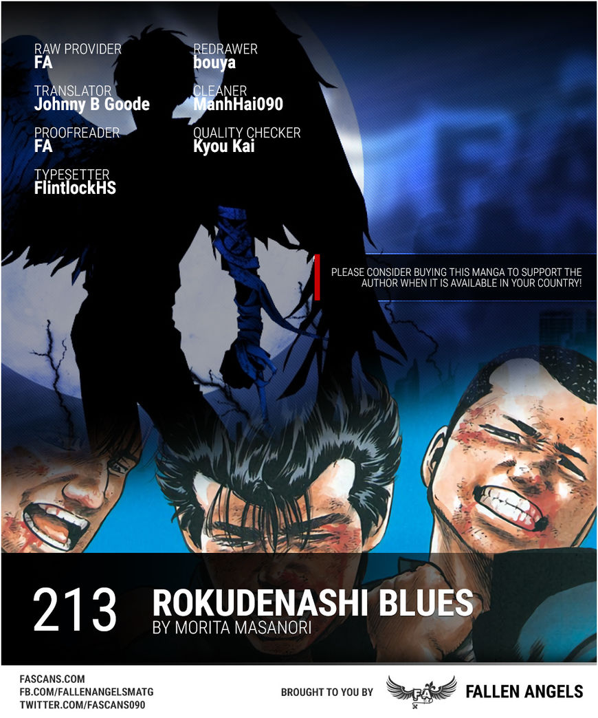 Rokudenashi Blues - Vol.09 Chapter 213 : We Were Held Back