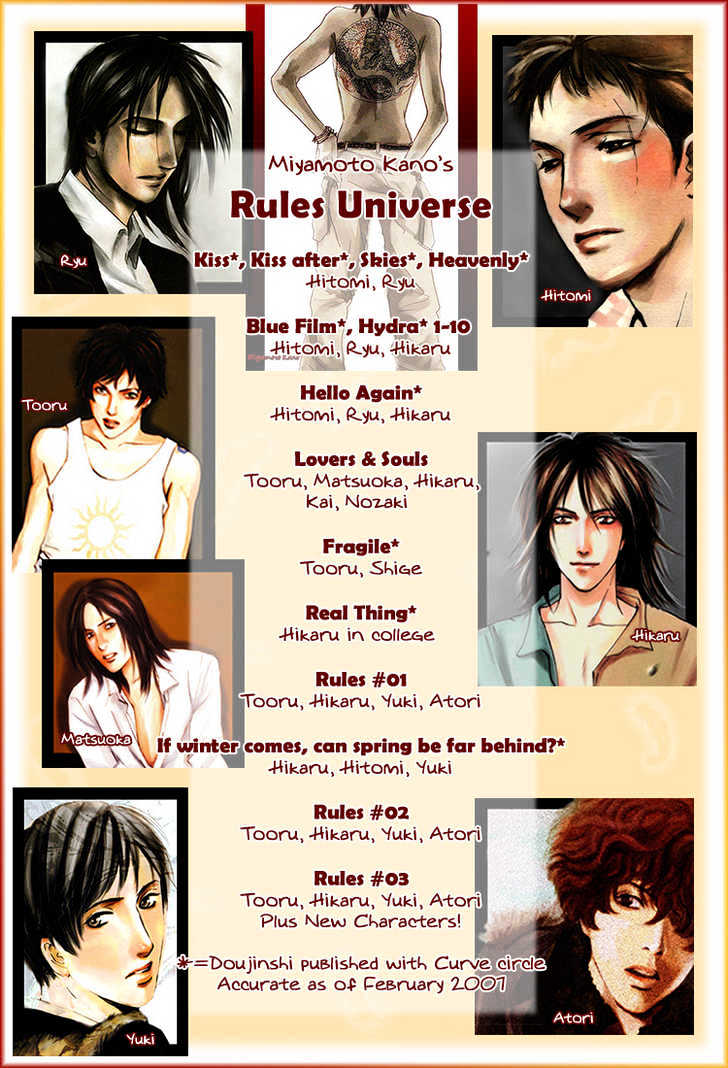 Rules - Vol.01 Chapter 6.5 : Extra : Natural