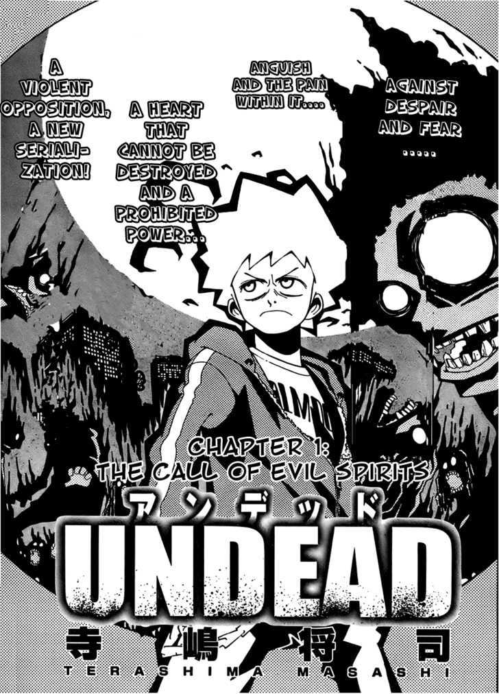 Undead (Terashima Masashi) - Vol.1 Chapter 1 : The Call Of Evil Spirits