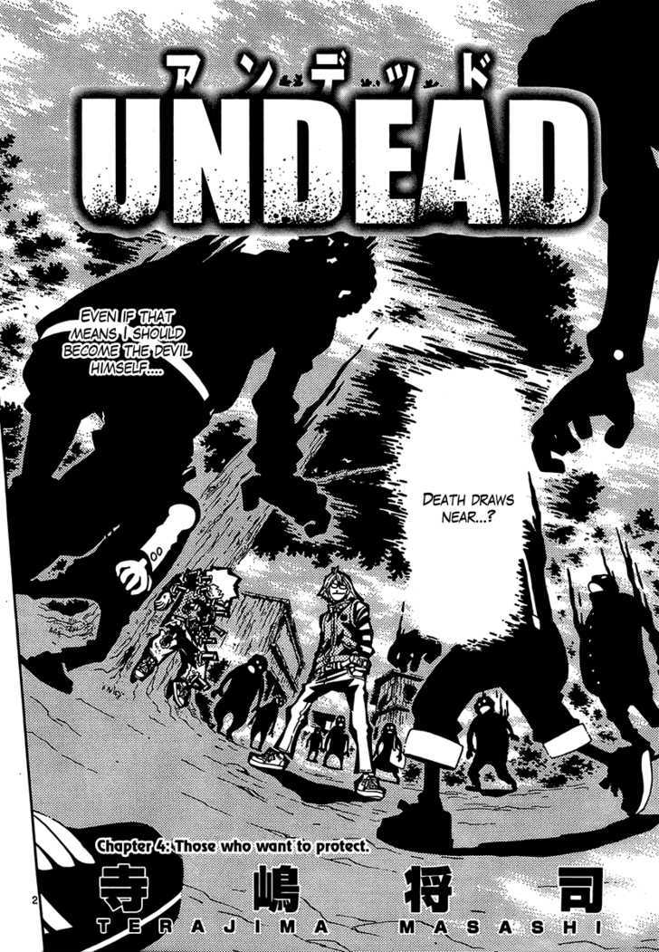 Undead (Terashima Masashi) - Vol.1 Chapter 4 : Those Who Want To Protect