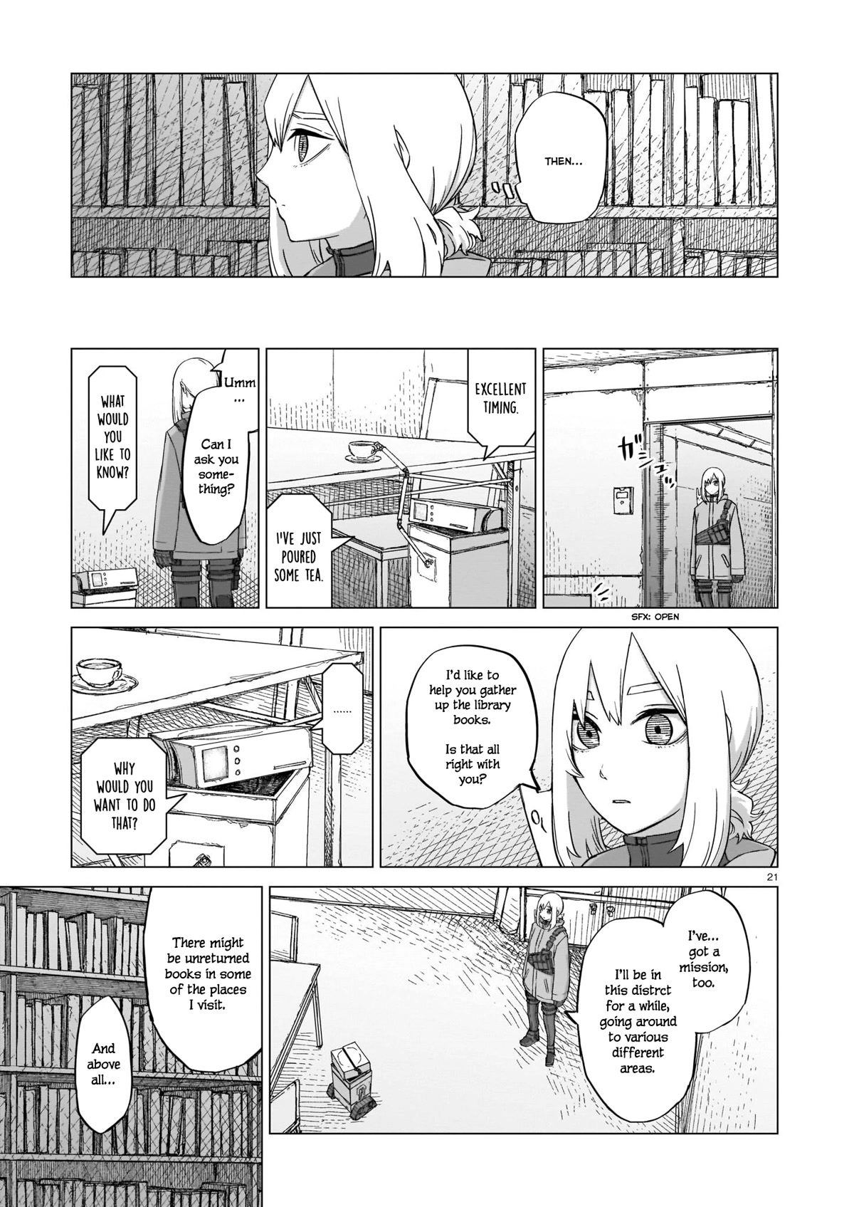 Usuzumi No Hate - Chapter 9: Library