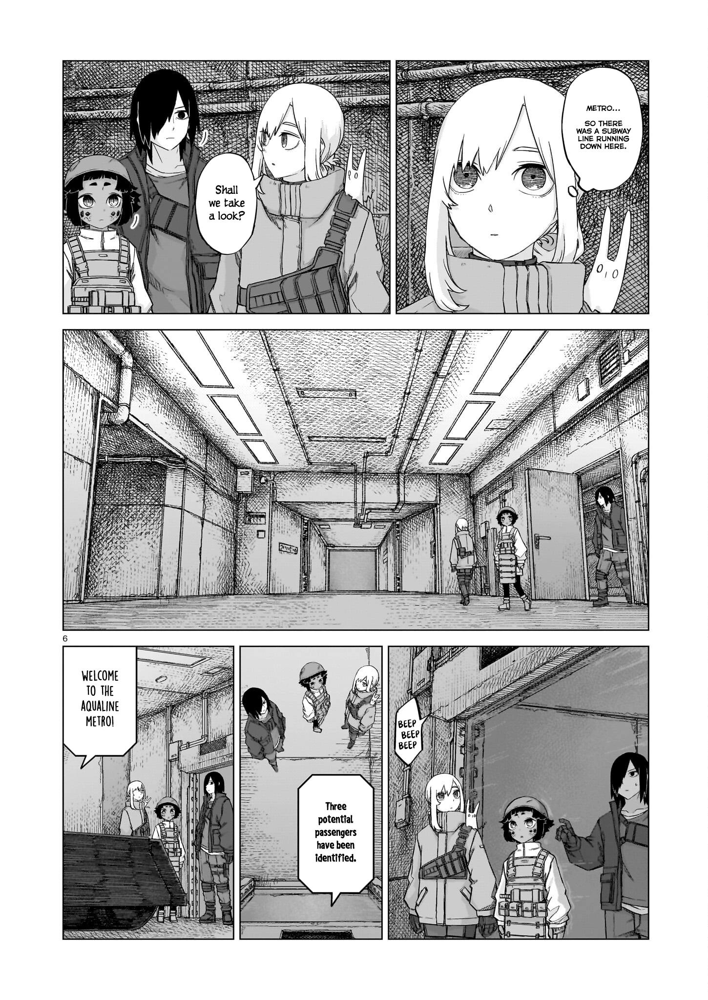 Usuzumi No Hate - Chapter 15: Aqualine Metro