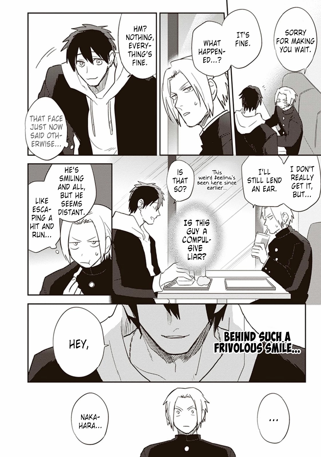 Igarashi-Kun To Nakahara-Kun - Chapter 4: A Liar And A Can Of Coffee