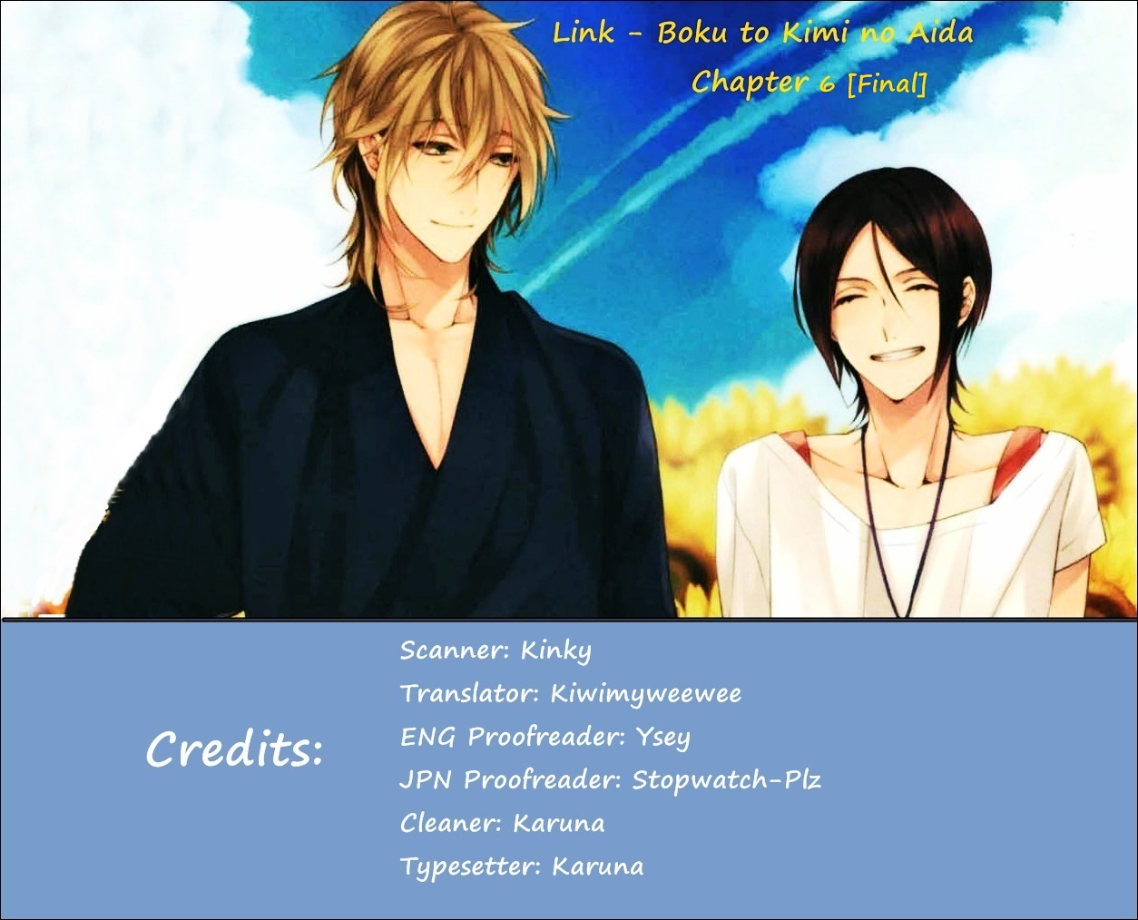 Link - Boku To Kimi No Aida - Vol.1 Chapter 6 : [End]