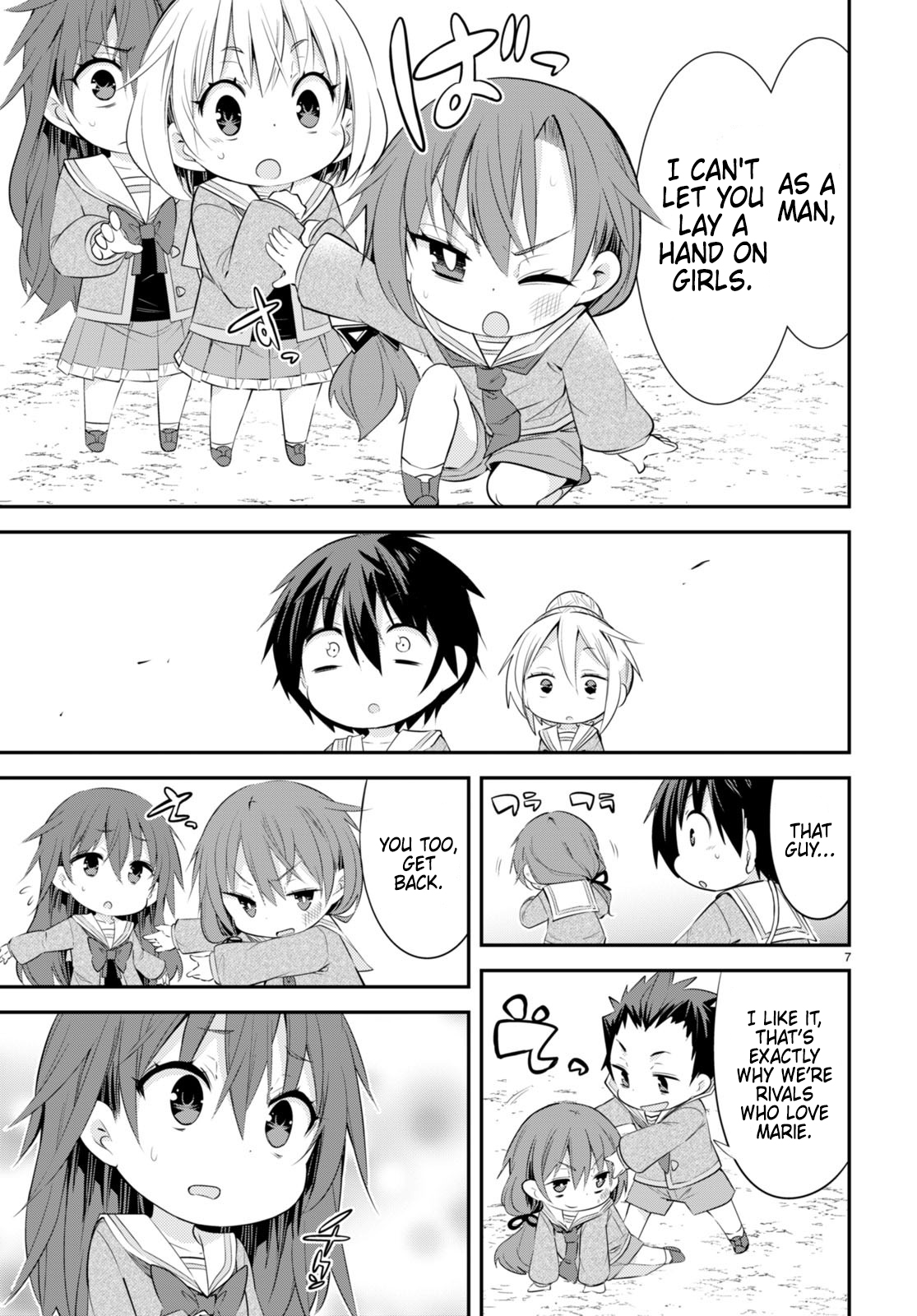 The World Of Otome Games Kindergarten Is Tough For Mobs - Chapter 14