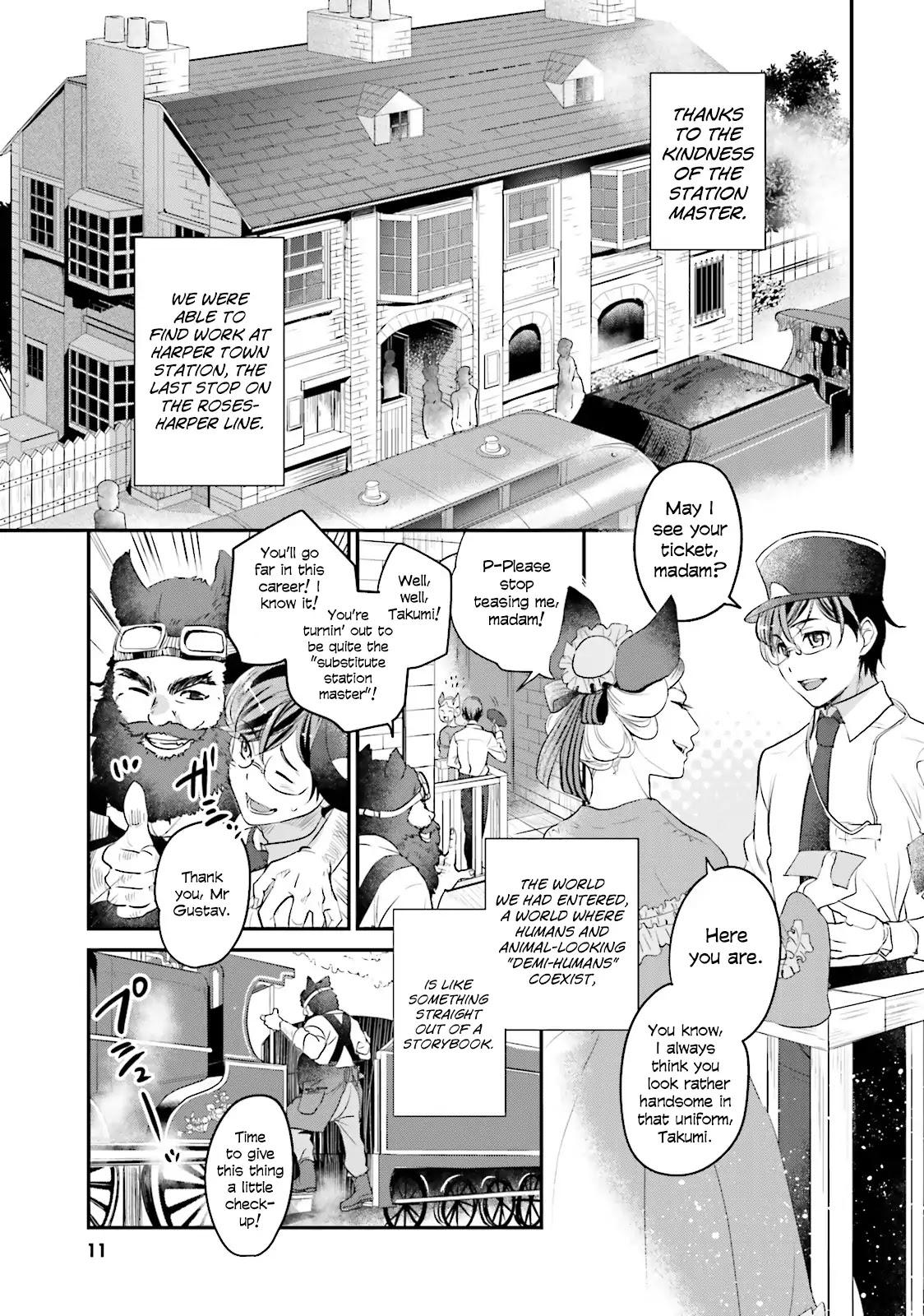 Isekai Ekisha No Kissaten - Chapter 1: Hamburgers For Oversleepers