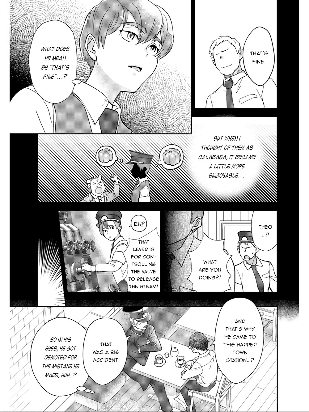 Isekai Ekisha No Kissaten - Chapter 19: The New Train Station's Employee & The Sweet Pumpkin