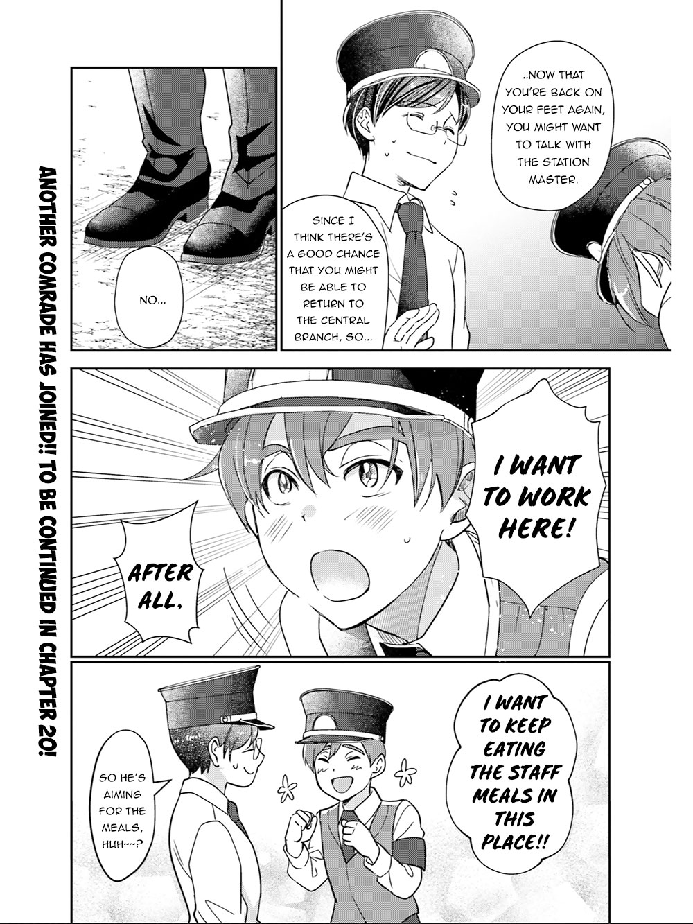 Isekai Ekisha No Kissaten - Chapter 19: The New Train Station's Employee & The Sweet Pumpkin