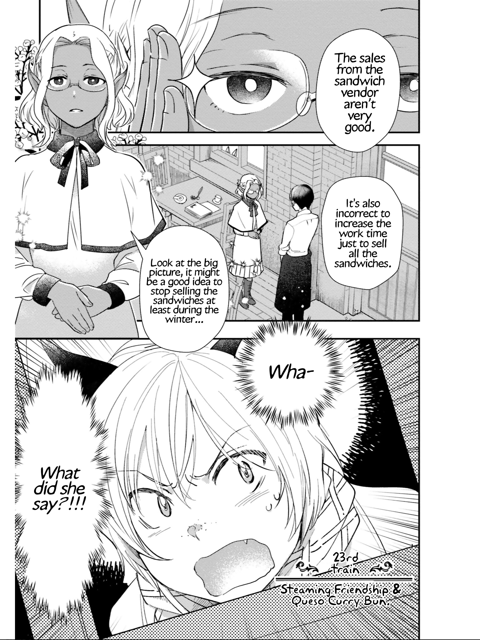 Isekai Ekisha No Kissaten - Vol.5 Chapter 23: Steaming Friendship &Amp; Queso Curry Bun