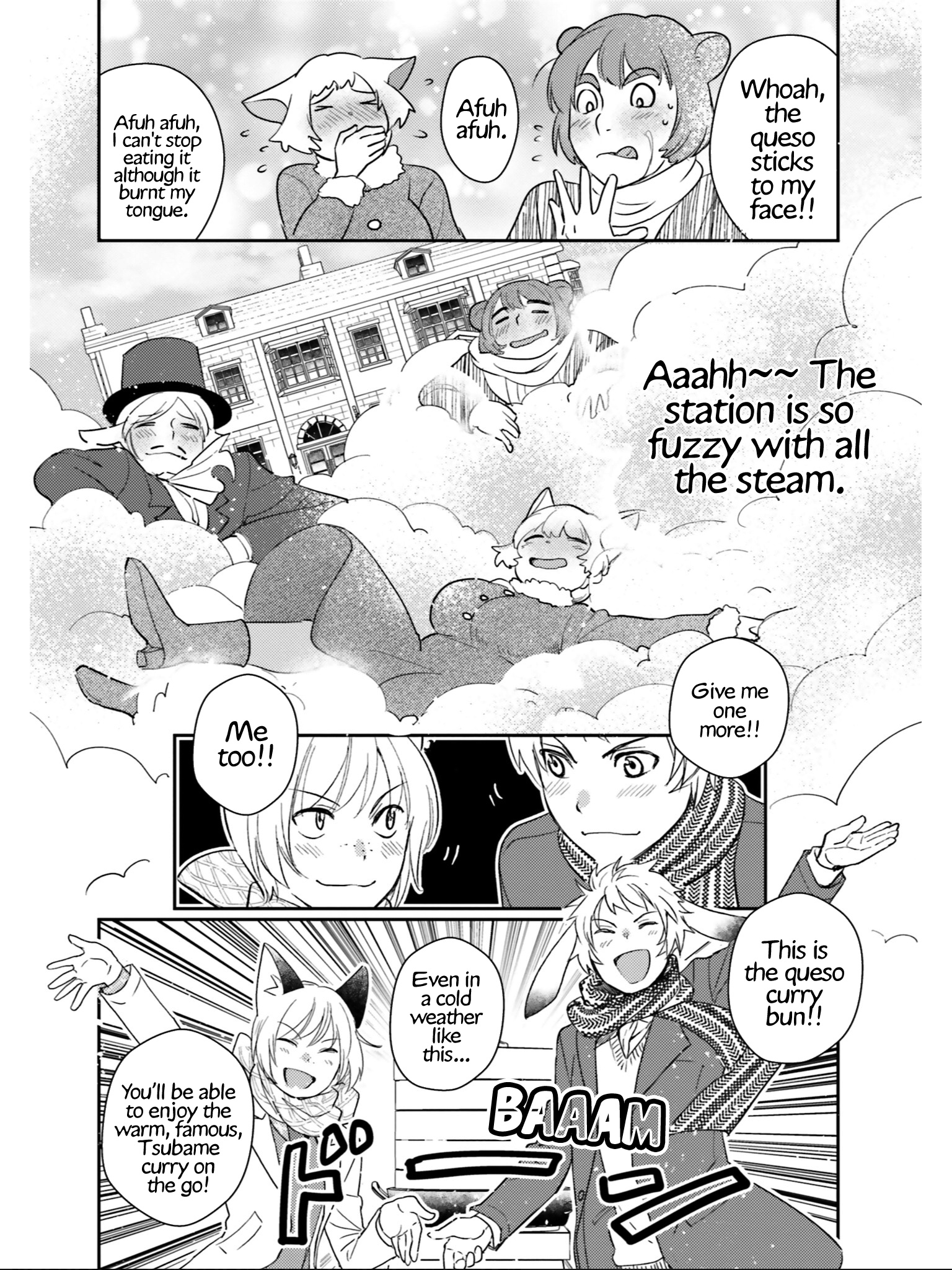 Isekai Ekisha No Kissaten - Vol.5 Chapter 23: Steaming Friendship &Amp; Queso Curry Bun