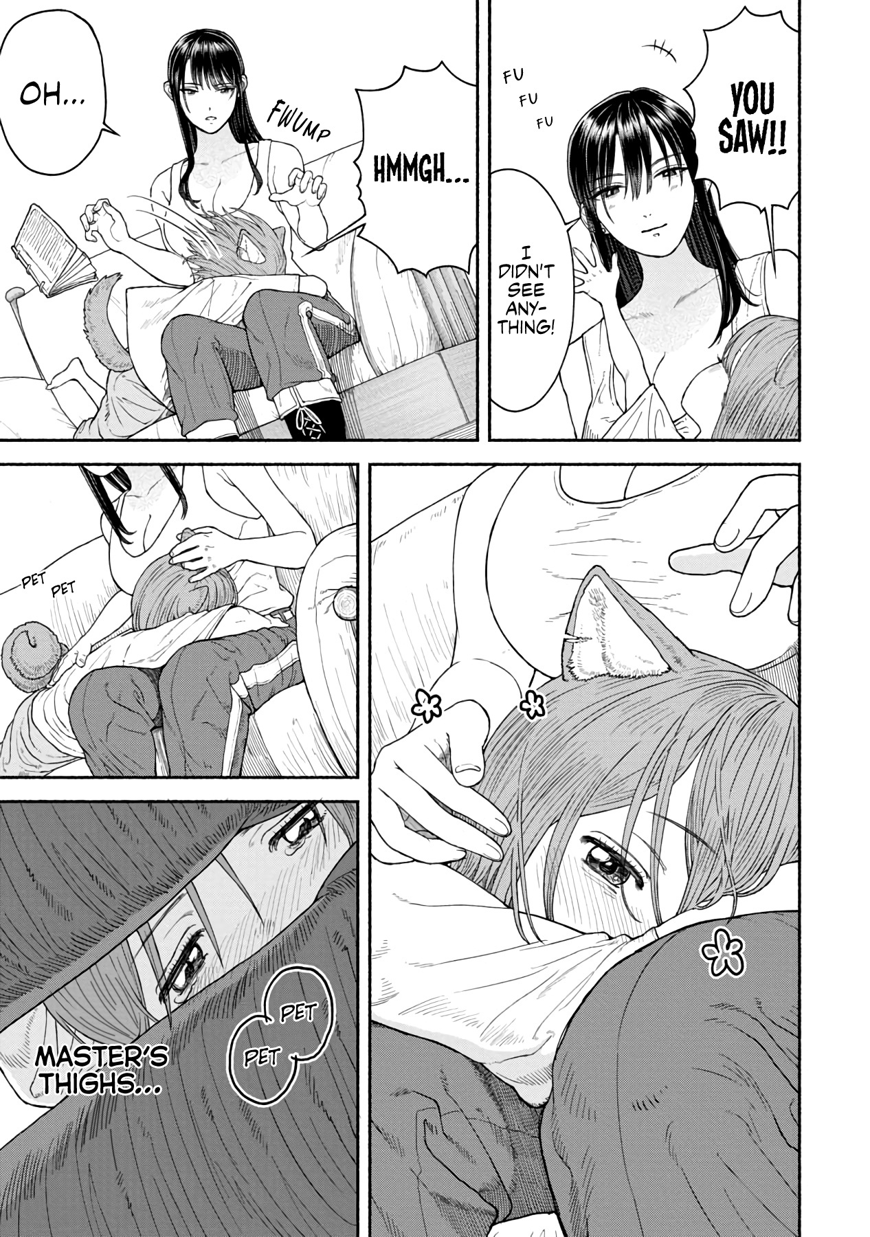 Onna Kishi To Kemomimi No Ko - Chapter 6: Lap Pillow