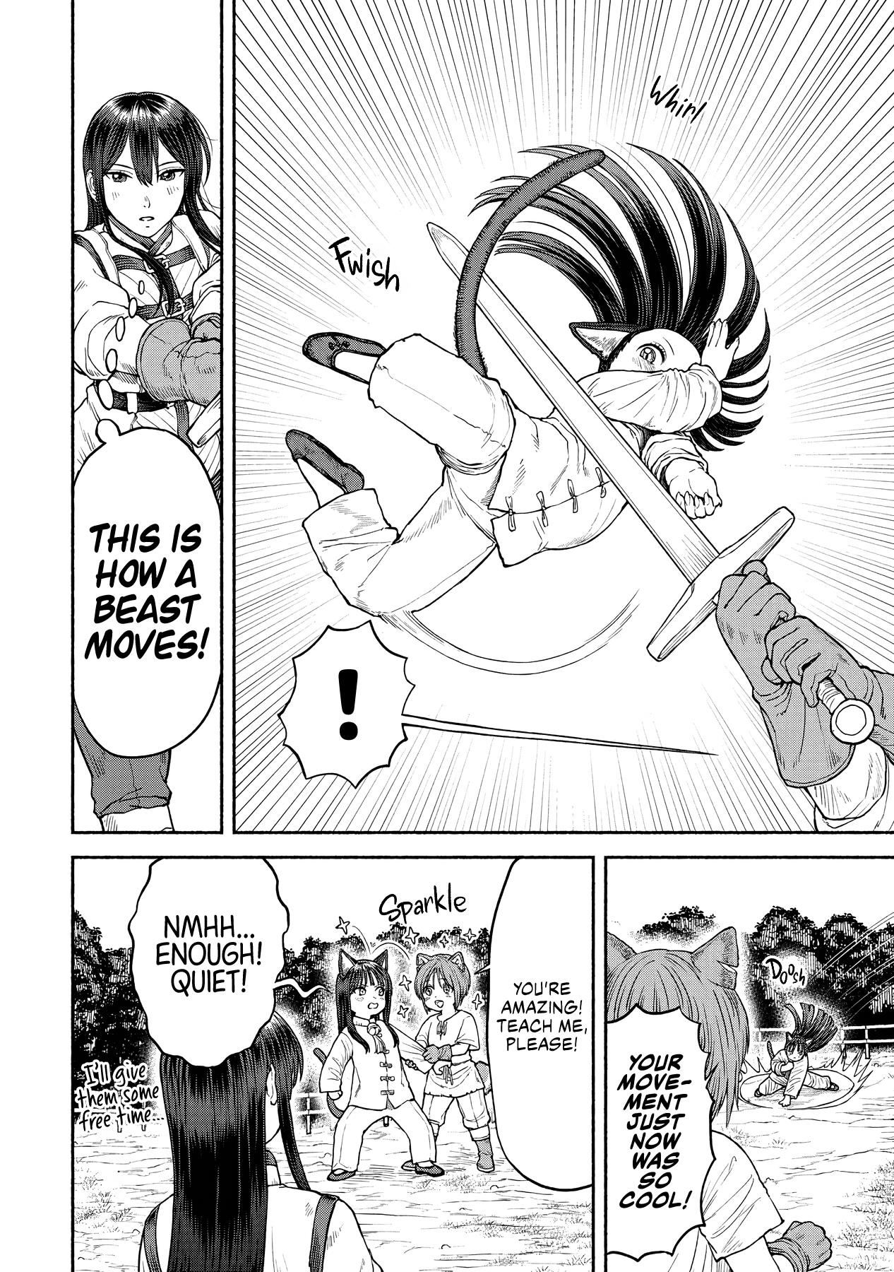 Onna Kishi To Kemomimi No Ko - Chapter 26: Beastkin Swordsmanship