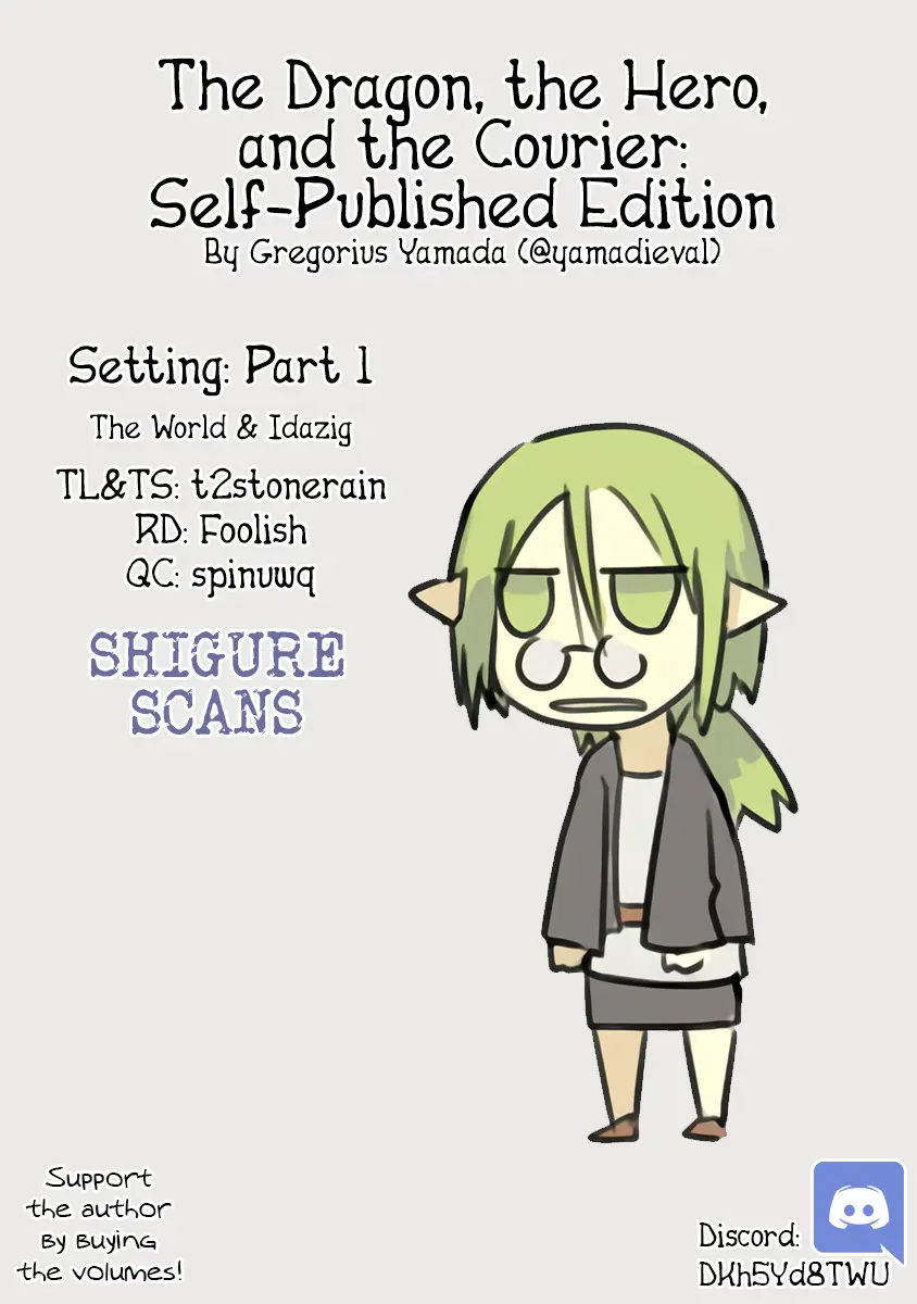 Ryuu To Yuusha To Haitatsunin Shikaban - Chapter 2.1: Setting Part 1 - The World & Idazig