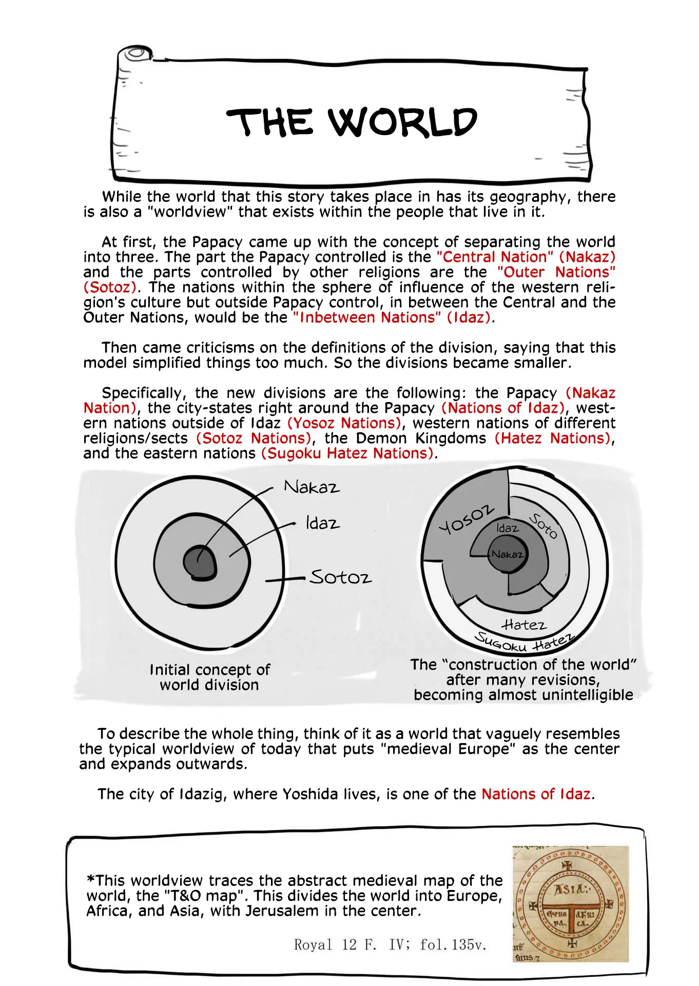 Ryuu To Yuusha To Haitatsunin Shikaban - Chapter 2.1: Setting Part 1 - The World & Idazig