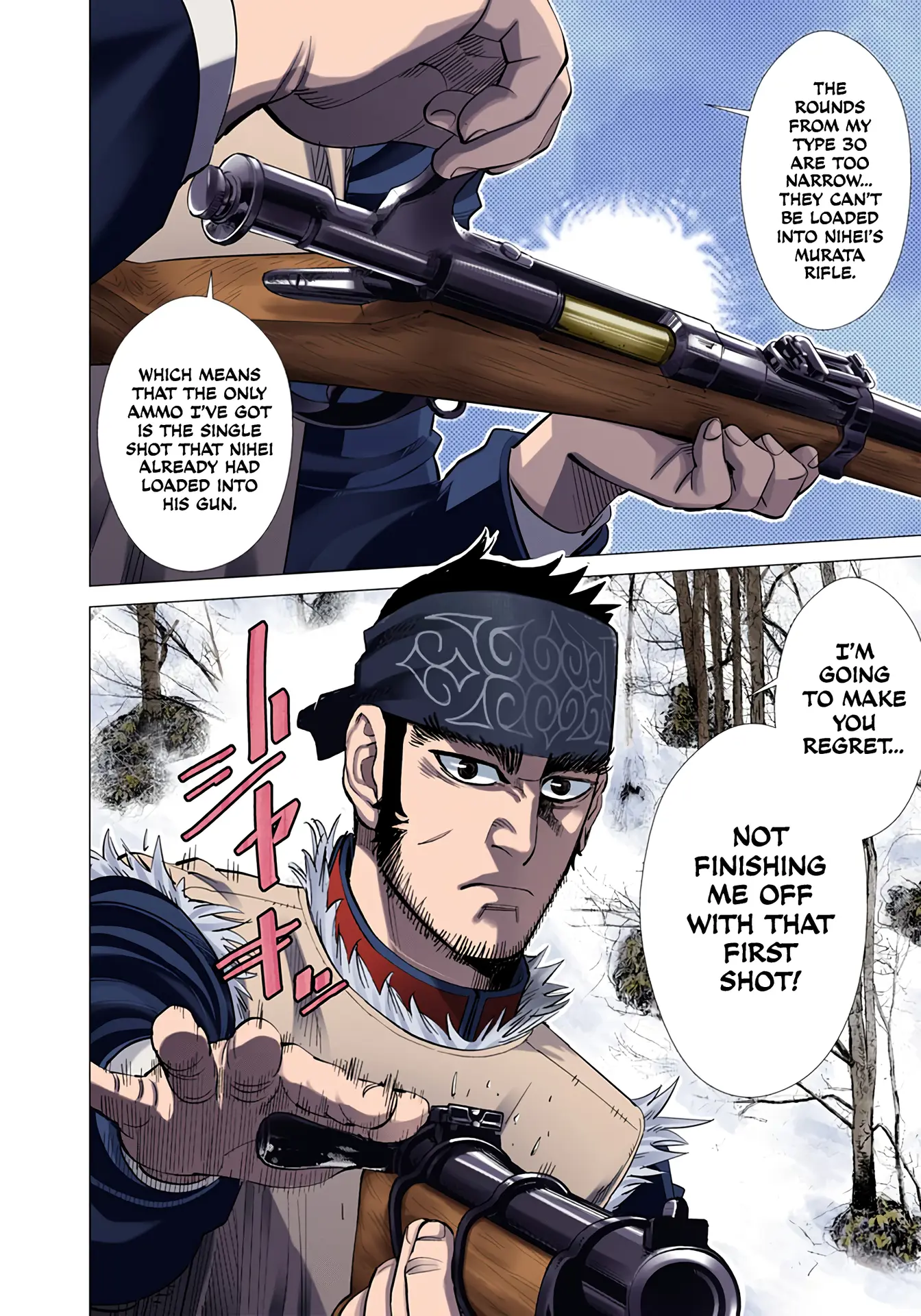 Golden Kamuy - Digital Colored Comics - Vol.5 Chapter 44: Sniper