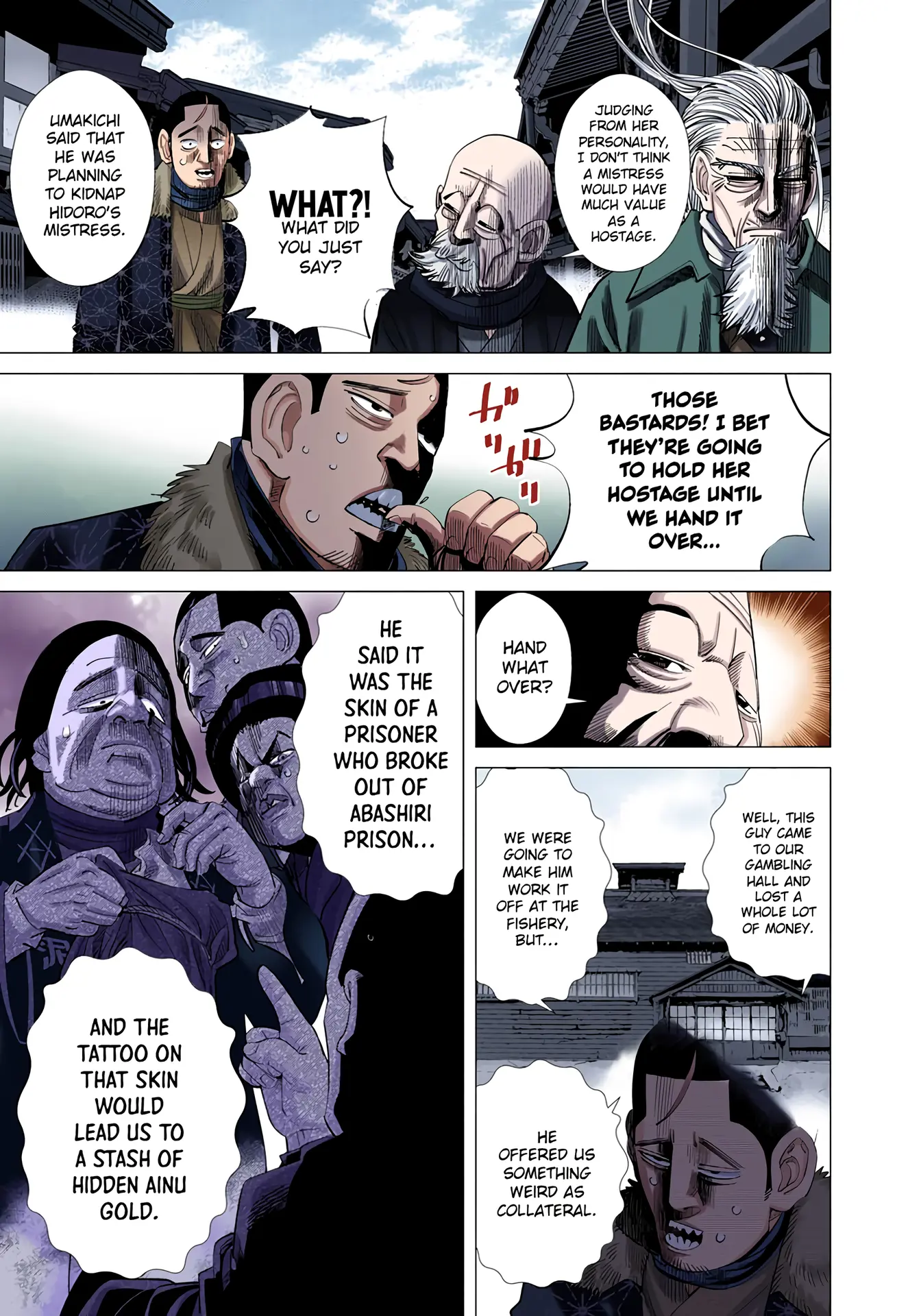 Golden Kamuy - Digital Colored Comics - Vol.6 Chapter 56: Matsumae Domain