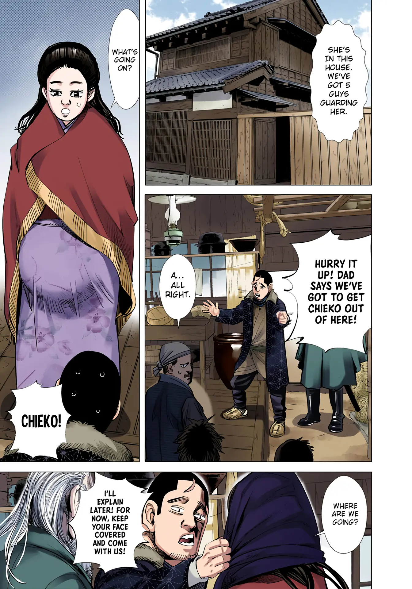 Golden Kamuy - Digital Colored Comics - Vol.6 Chapter 56: Matsumae Domain