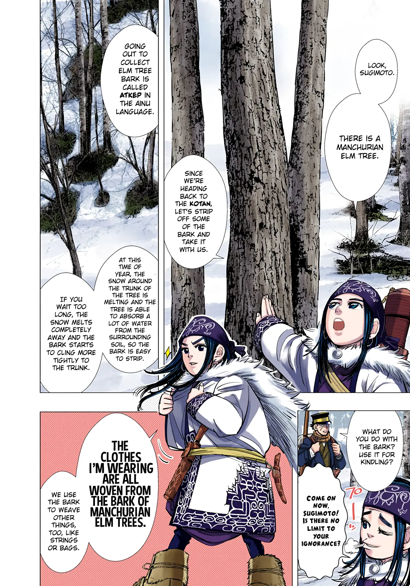 Golden Kamuy - Digital Colored Comics - Vol.5 Chapter 47: Huchen Flower