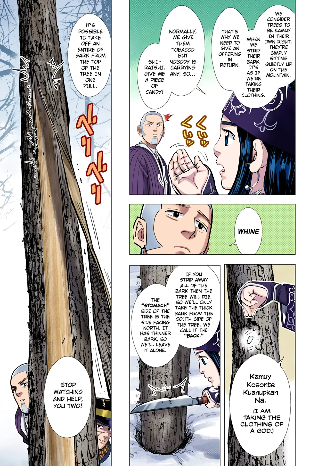 Golden Kamuy - Digital Colored Comics - Vol.5 Chapter 47: Huchen Flower