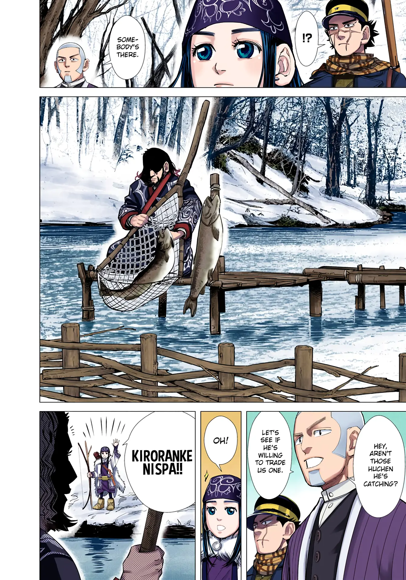 Golden Kamuy - Digital Colored Comics - Vol.5 Chapter 47: Huchen Flower