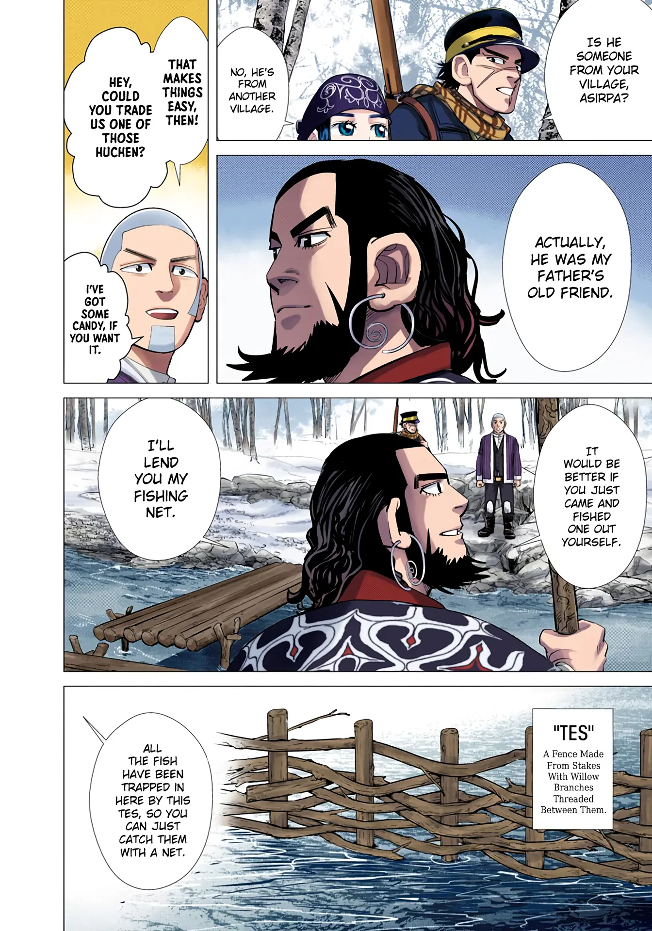 Golden Kamuy - Digital Colored Comics - Vol.5 Chapter 47: Huchen Flower