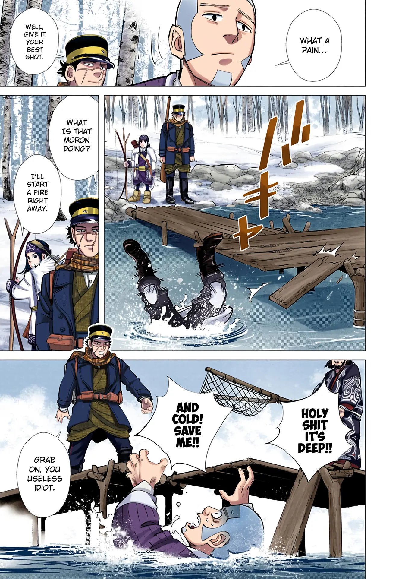 Golden Kamuy - Digital Colored Comics - Vol.5 Chapter 47: Huchen Flower